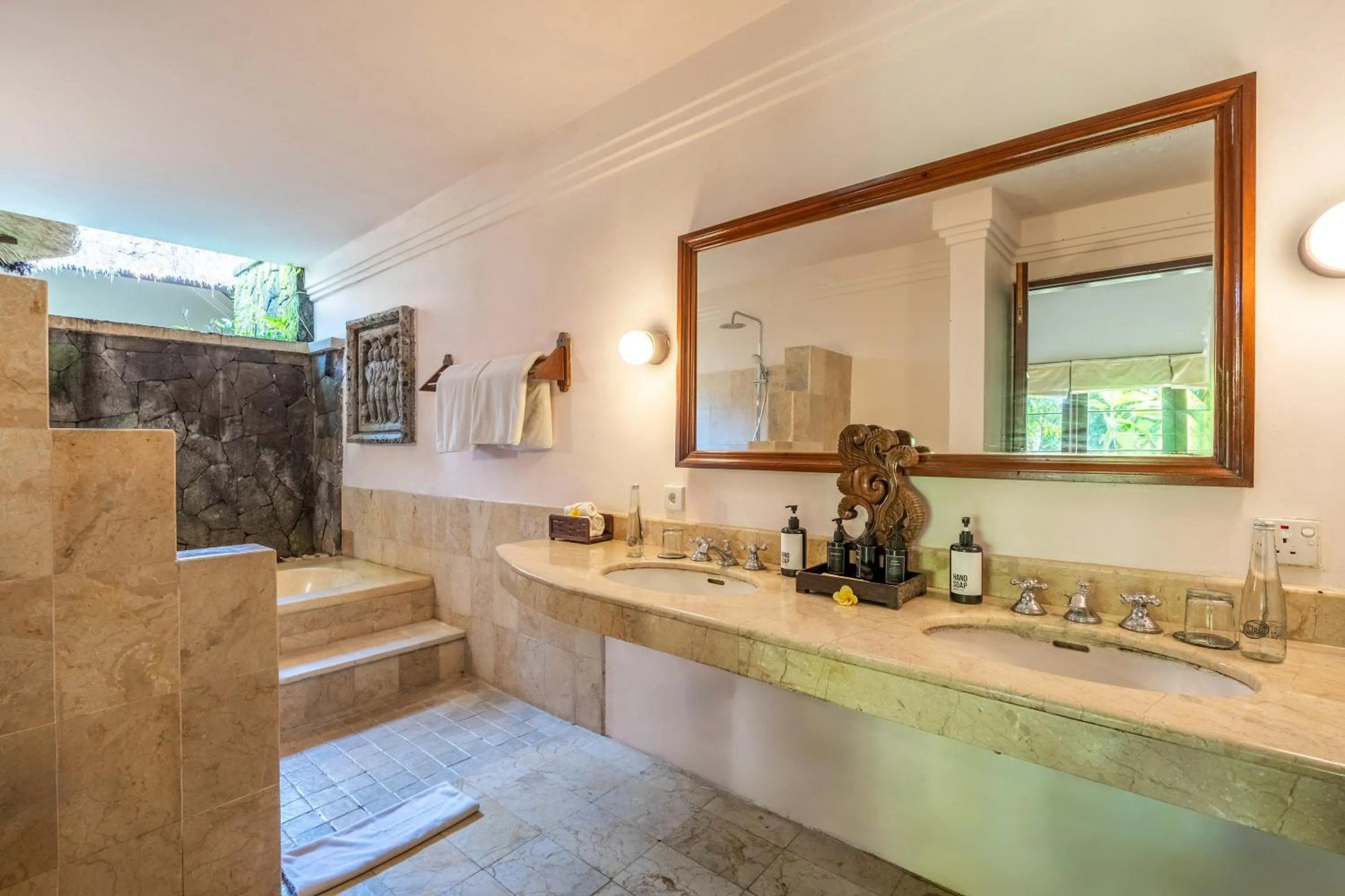 Bathroom in Natura Villa Ubud Bali