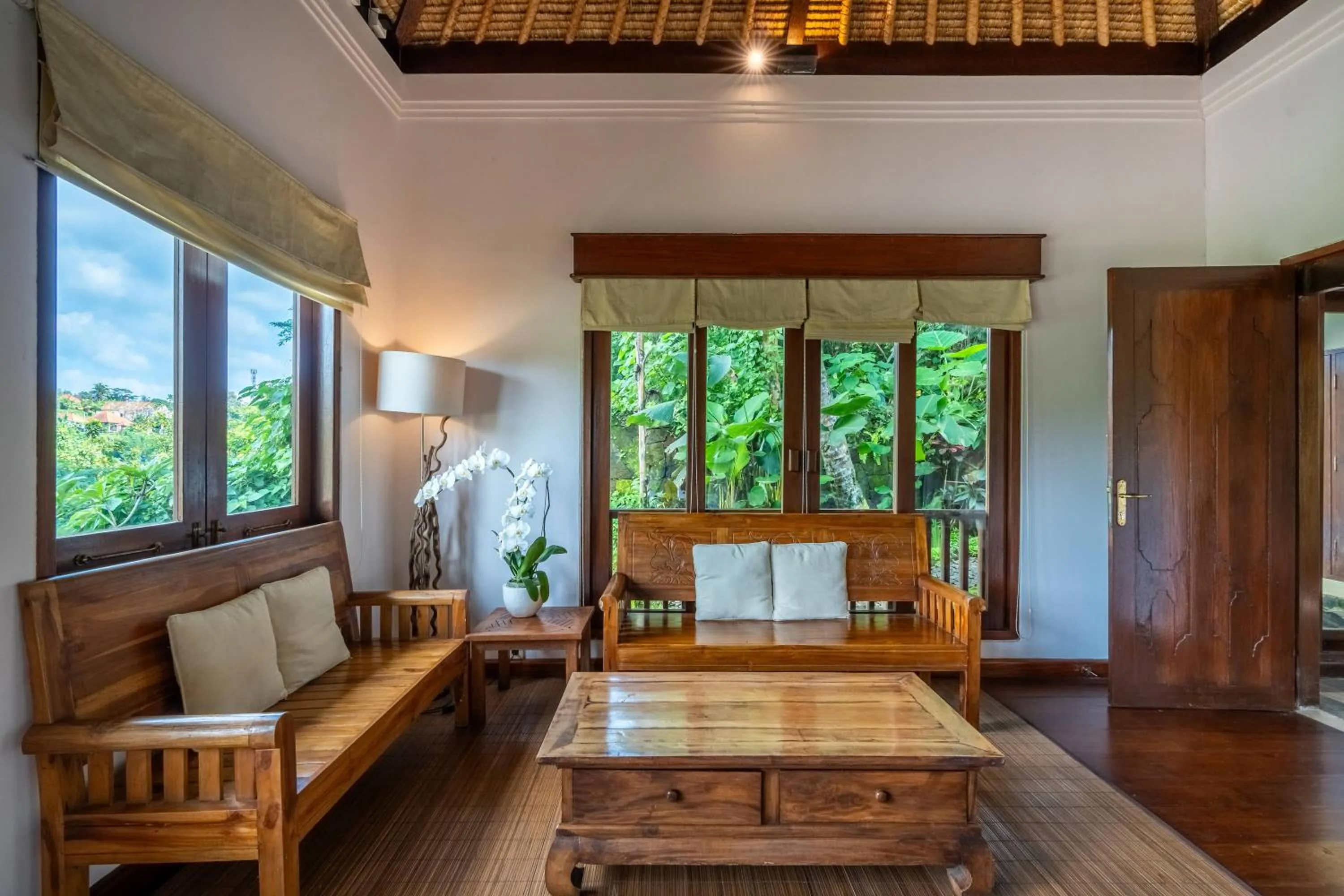 Living room in Natura Villa Ubud Bali