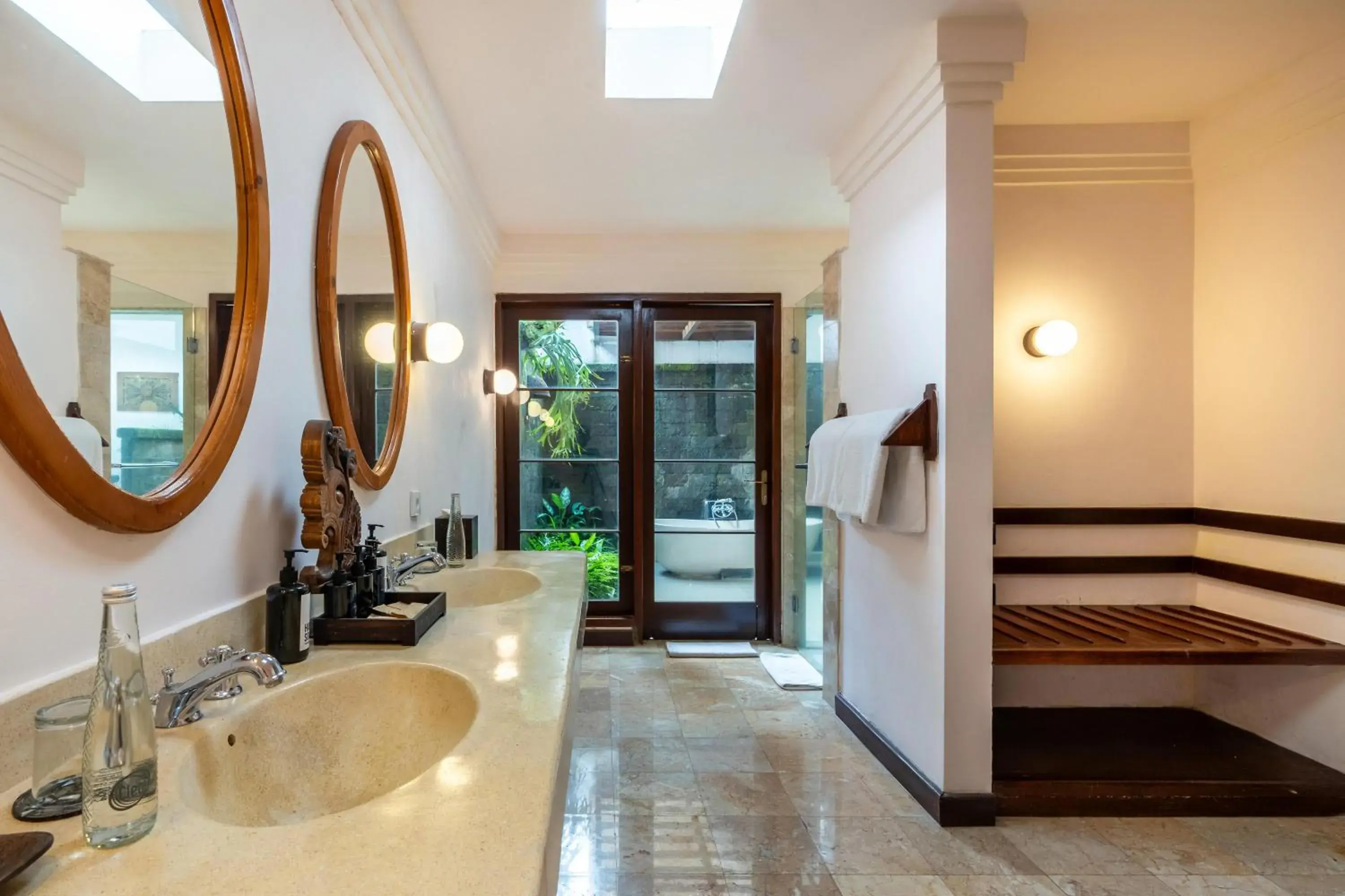 Bathroom in Natura Villa Ubud Bali Bathroom in Natura Villa Ubud Bali