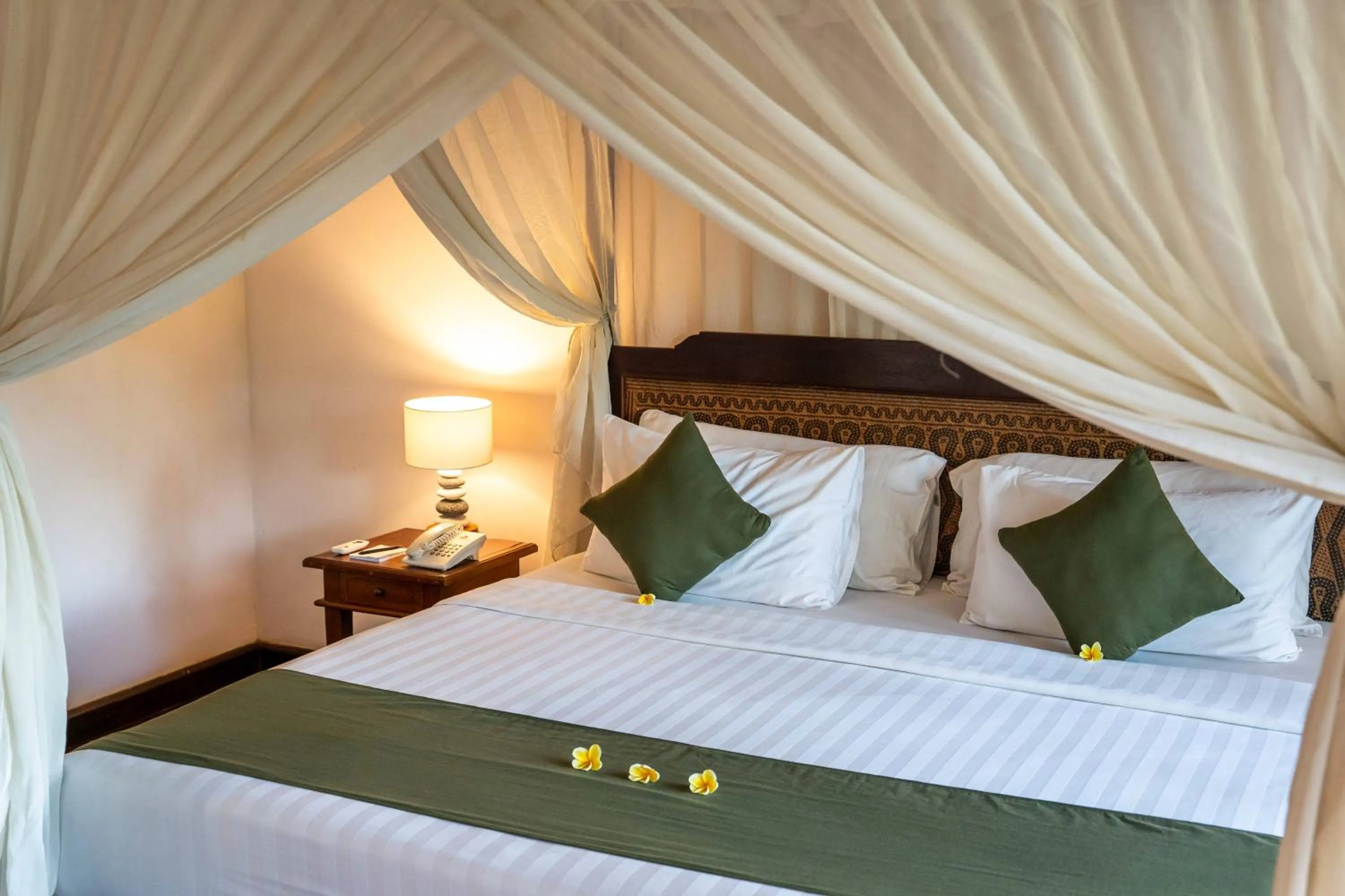 Bed in Natura Villa Ubud Bali