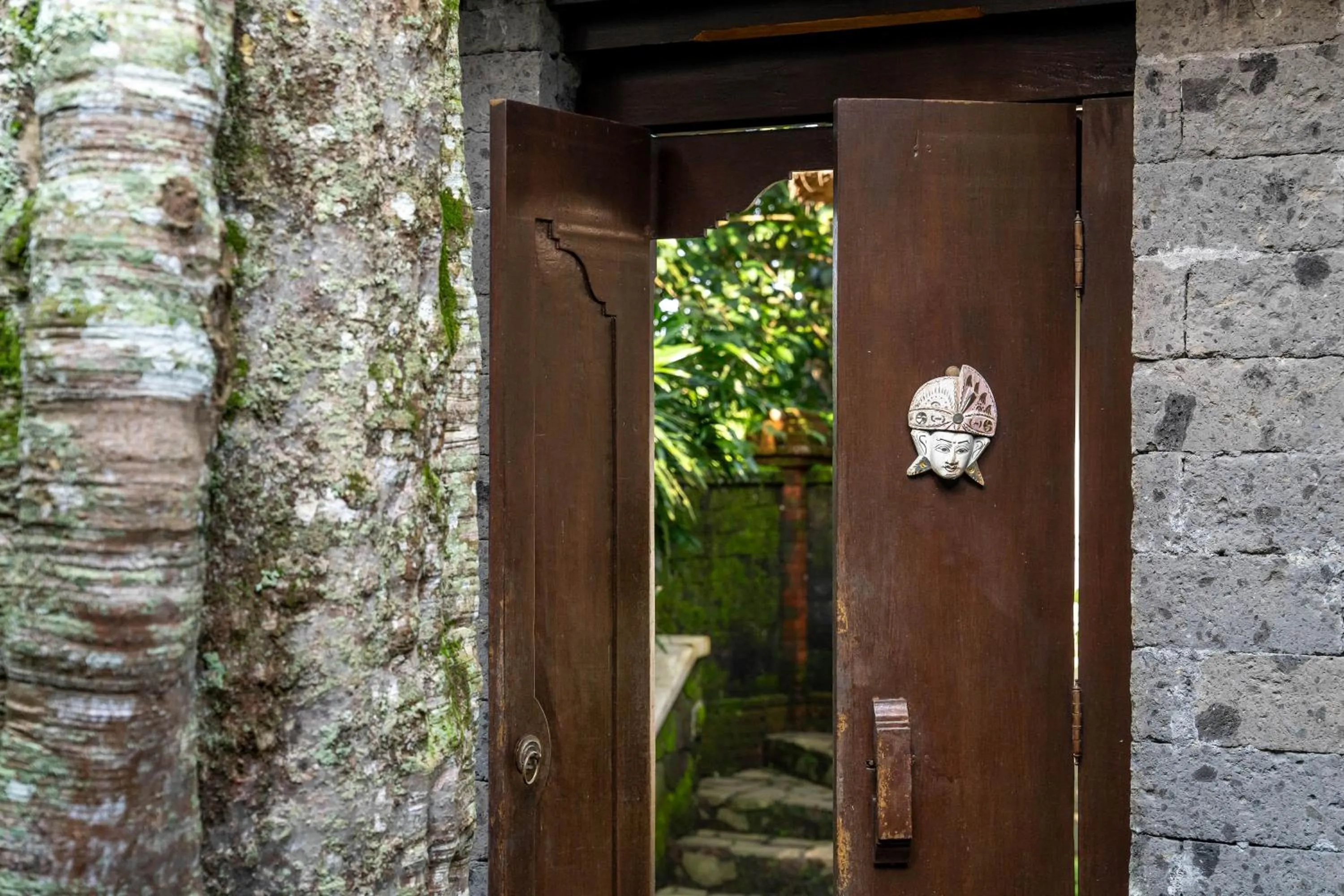 Facade/entrance in Natura Villa Ubud Bali