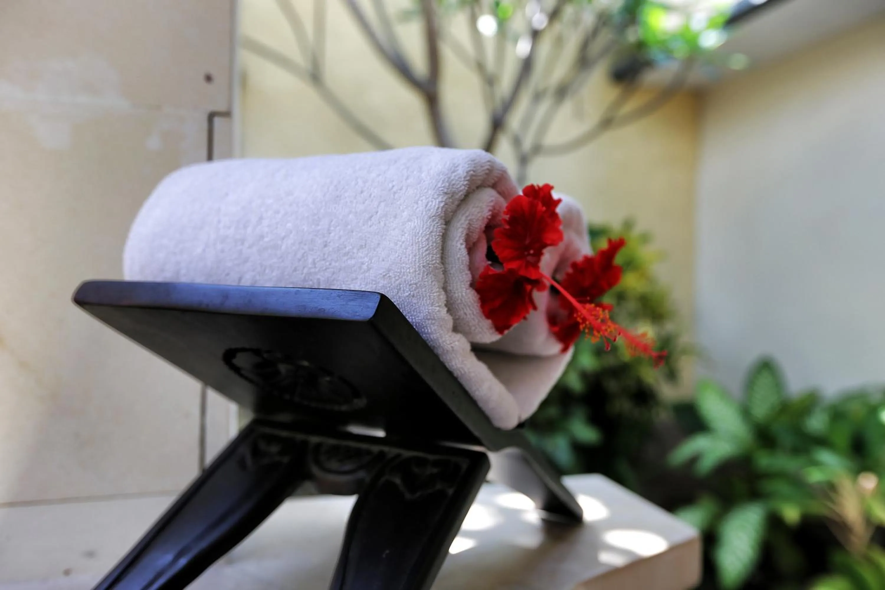 Decorative detail in The Sanyas Suite Bali