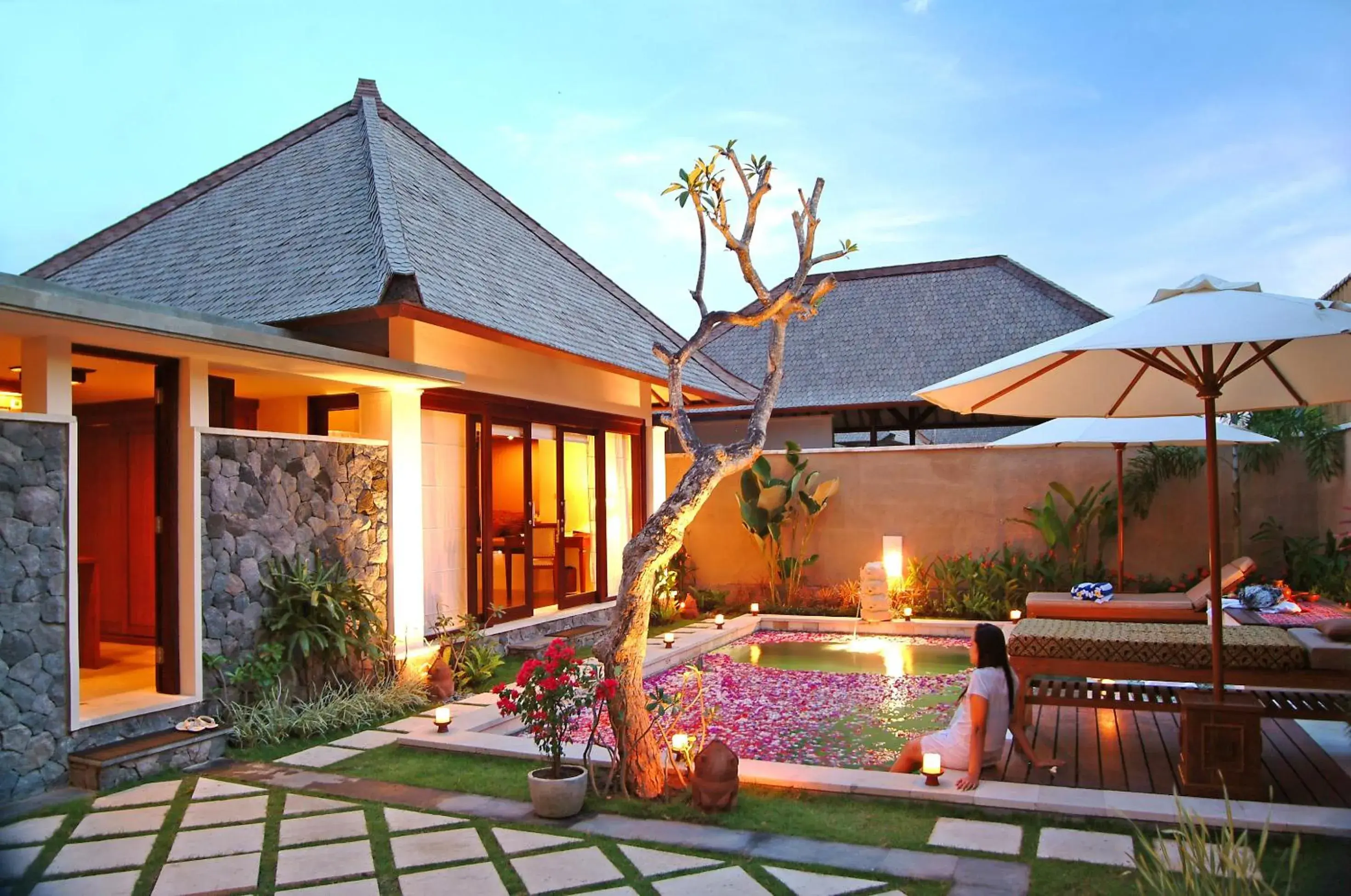 Facade/entrance in The Sanyas Suite Bali Facade/entrance in The Sanyas Suite Bali