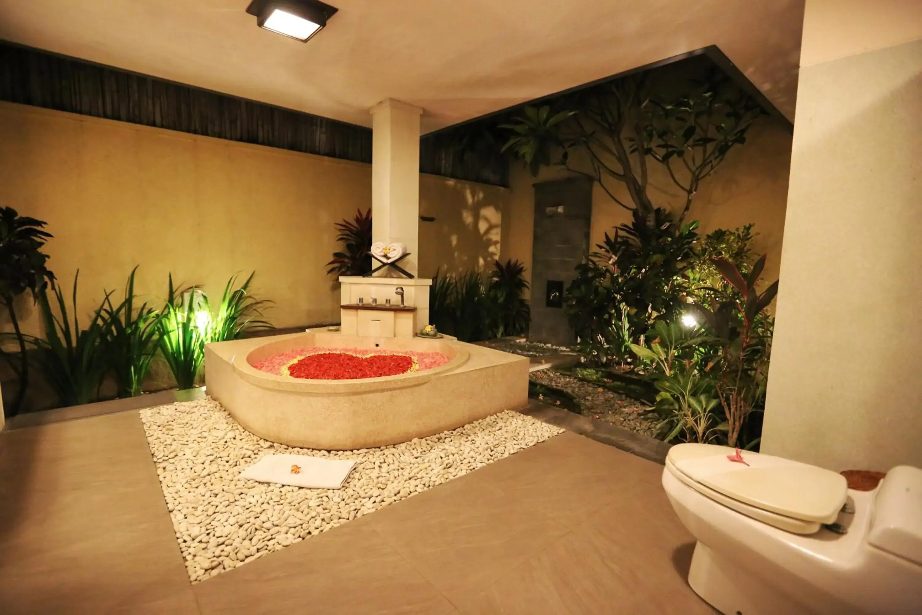 Bathroom in The Sanyas Suite Bali Bathroom in The Sanyas Suite Bali