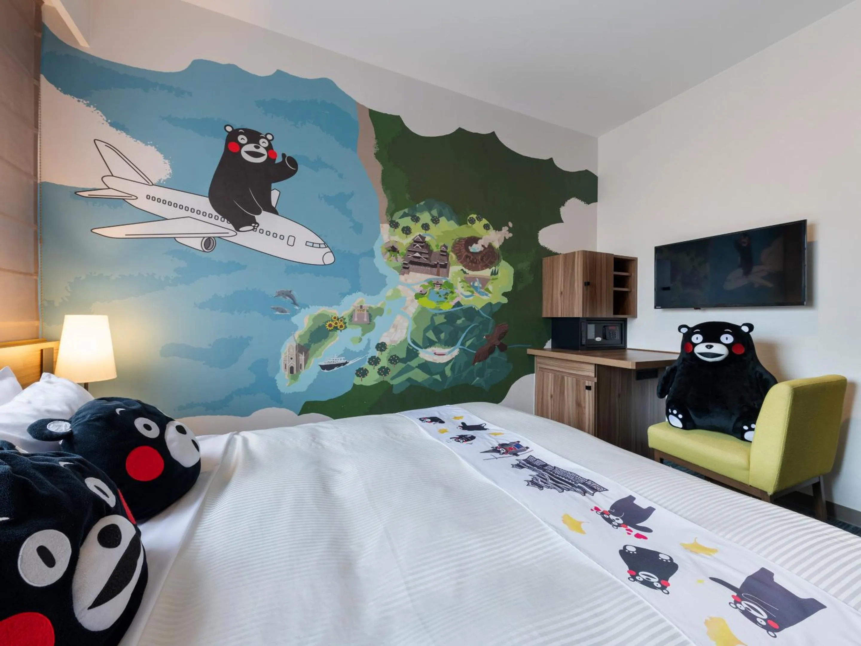 Photo of the whole room, Bed in Mitsui Garden Hotel Kumamoto