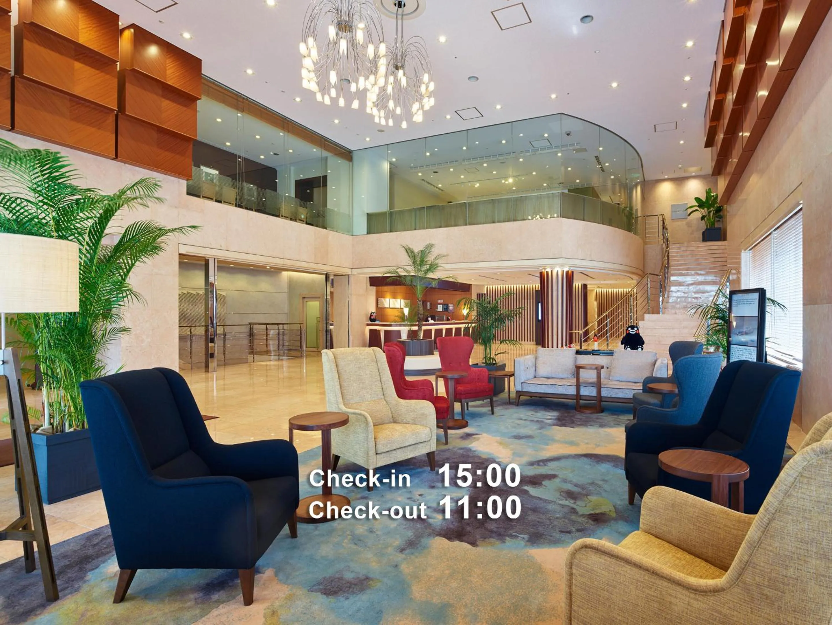 Lobby or reception in Mitsui Garden Hotel Kumamoto