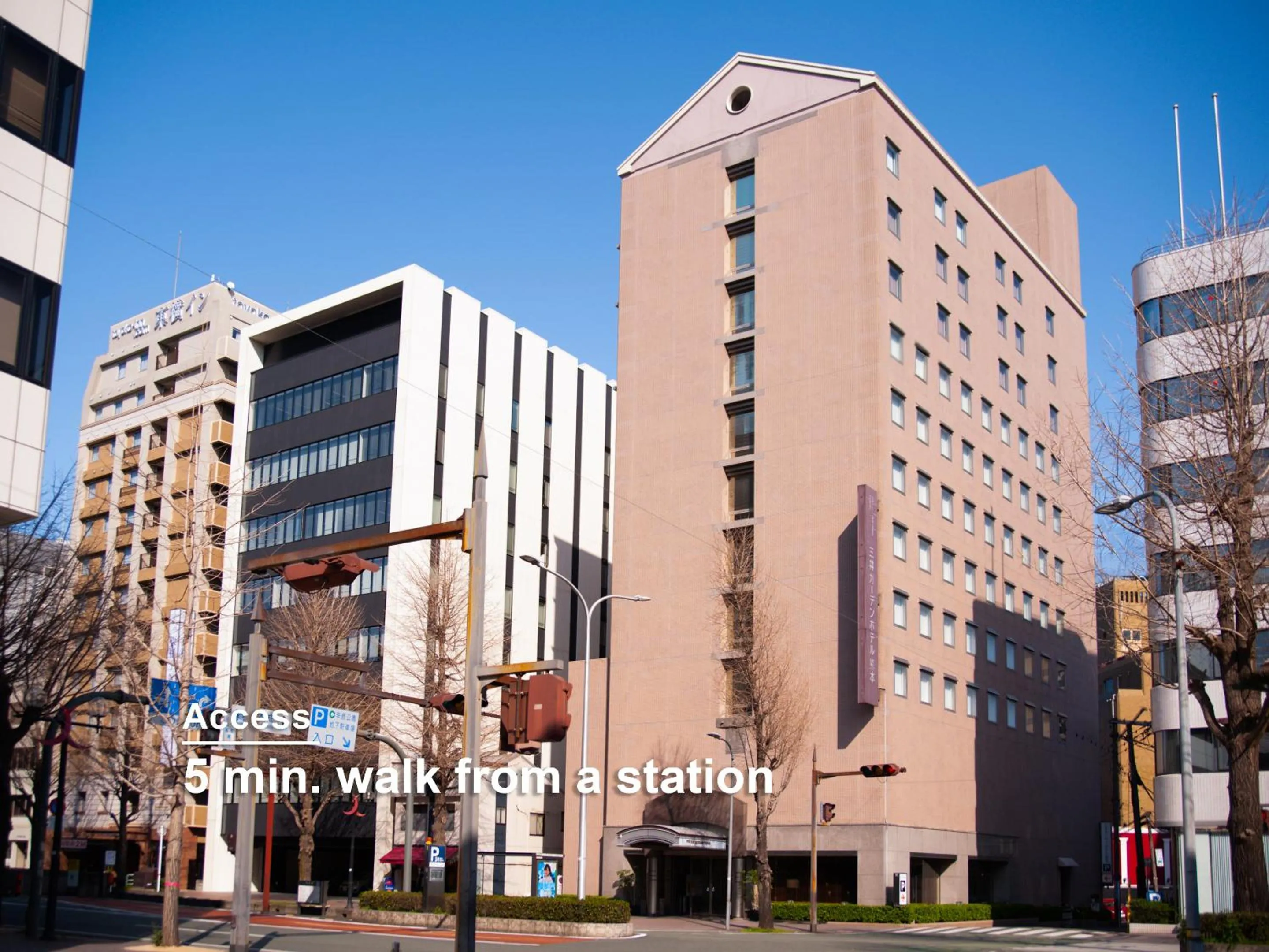 Property building in Mitsui Garden Hotel Kumamoto