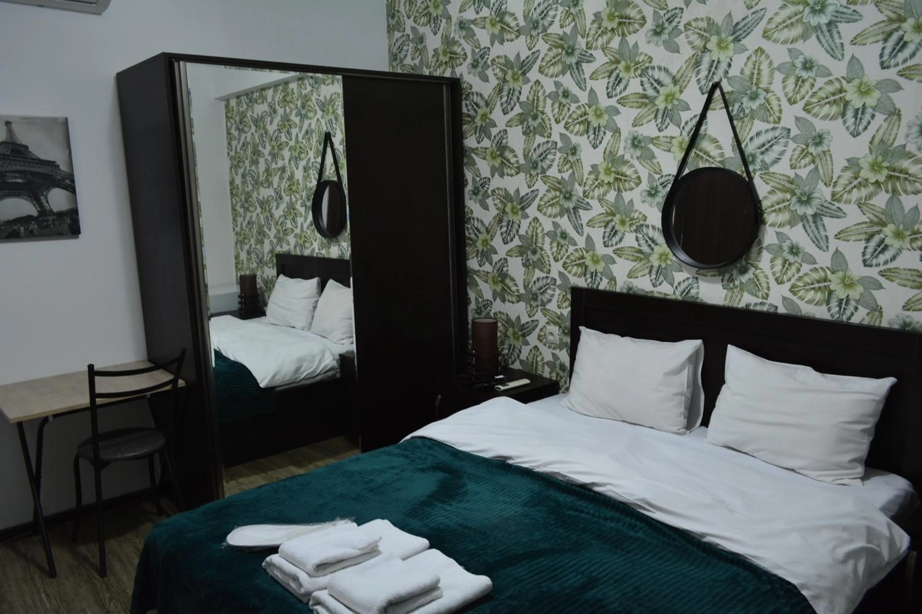 Bed in Nino's Hotel On Tsamebuli