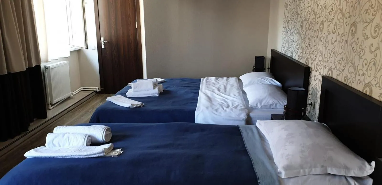 Bed in Nino's Hotel On Tsamebuli