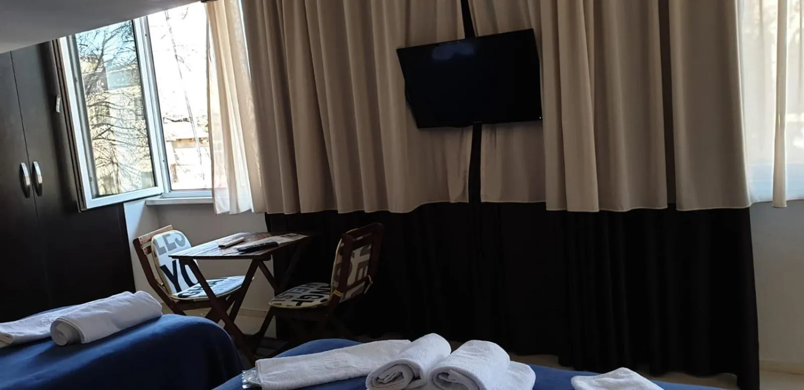 Bed in Nino's Hotel On Tsamebuli