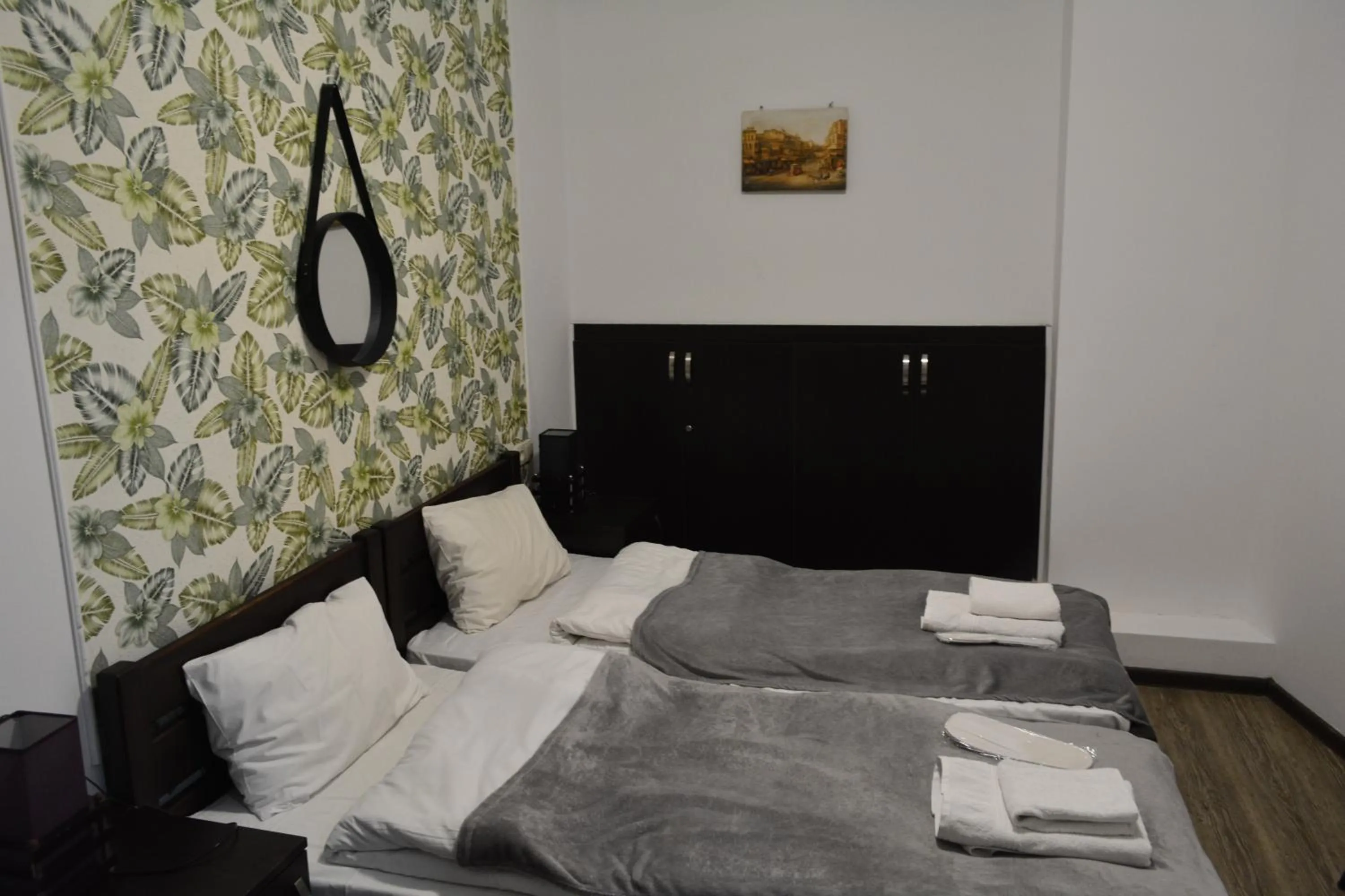 Bed in Nino's Hotel On Tsamebuli