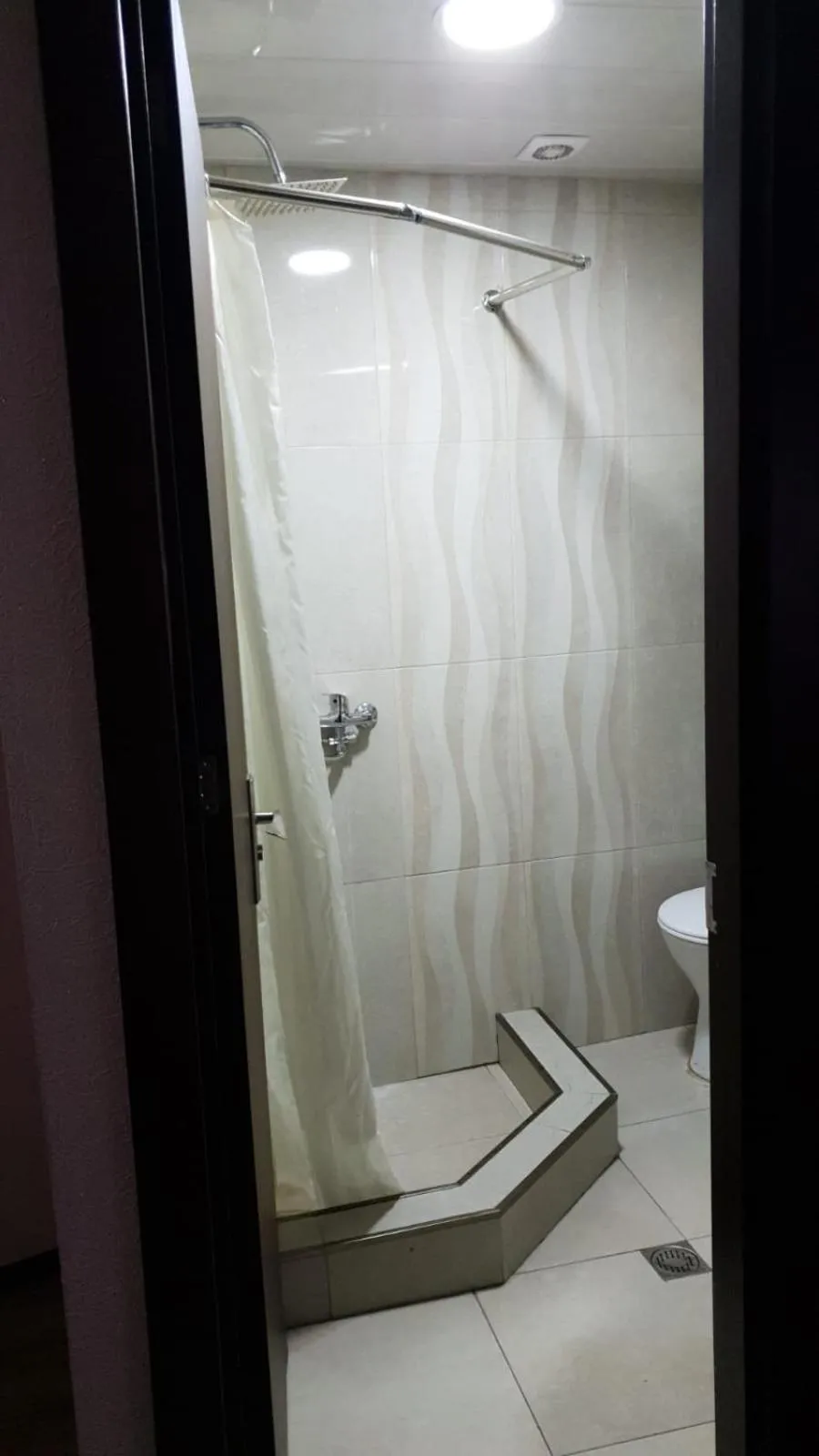 Shower in Nino's Hotel On Tsamebuli
