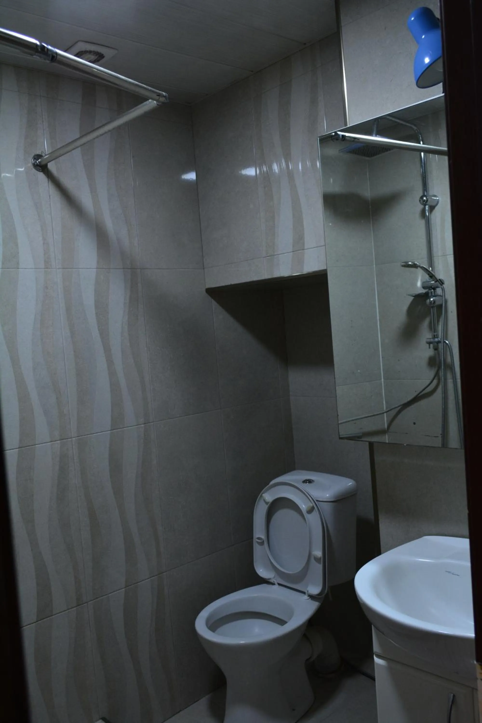 Shower in Nino's Hotel On Tsamebuli