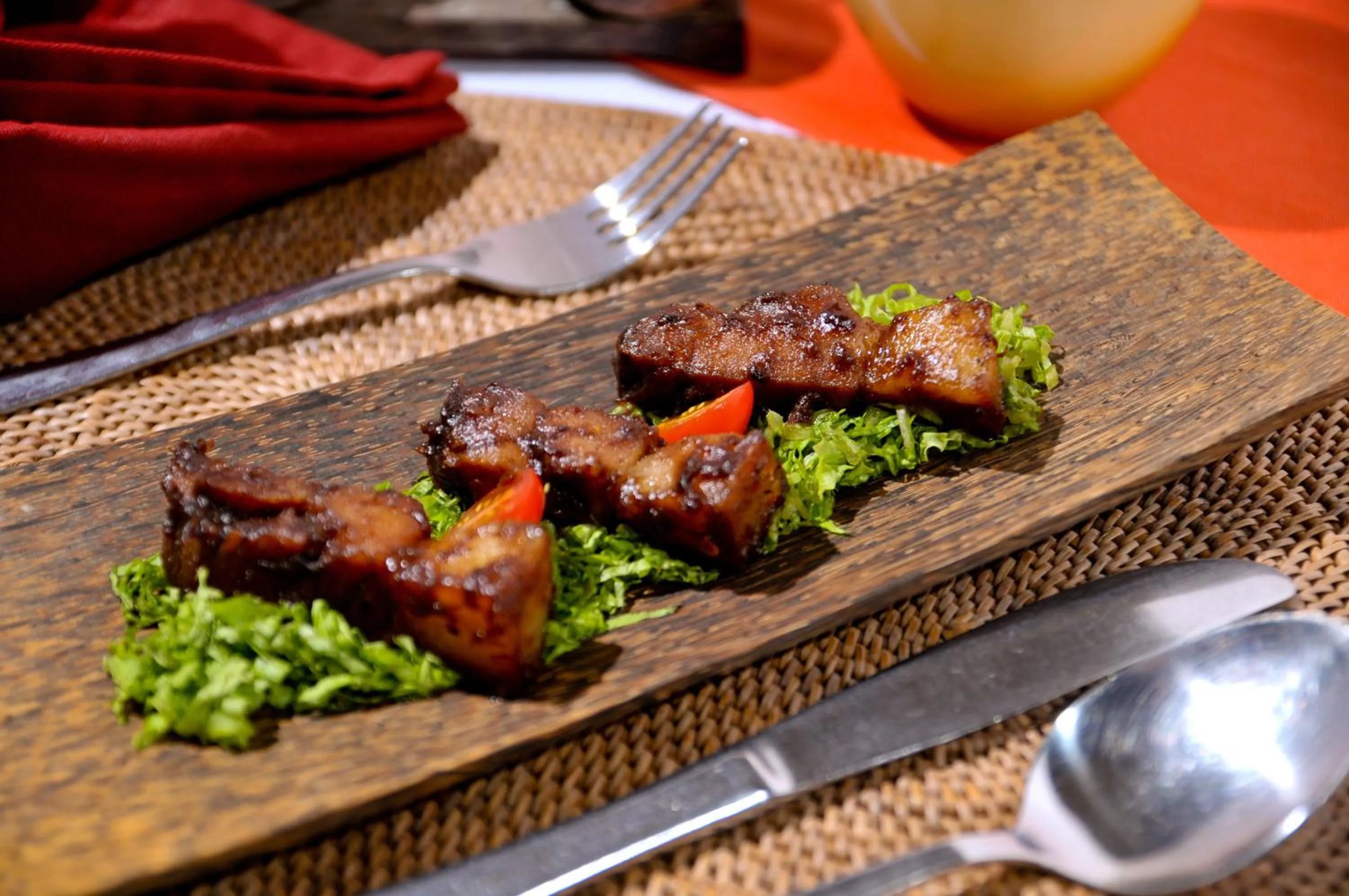 Food in Hidden Paradise Cottages