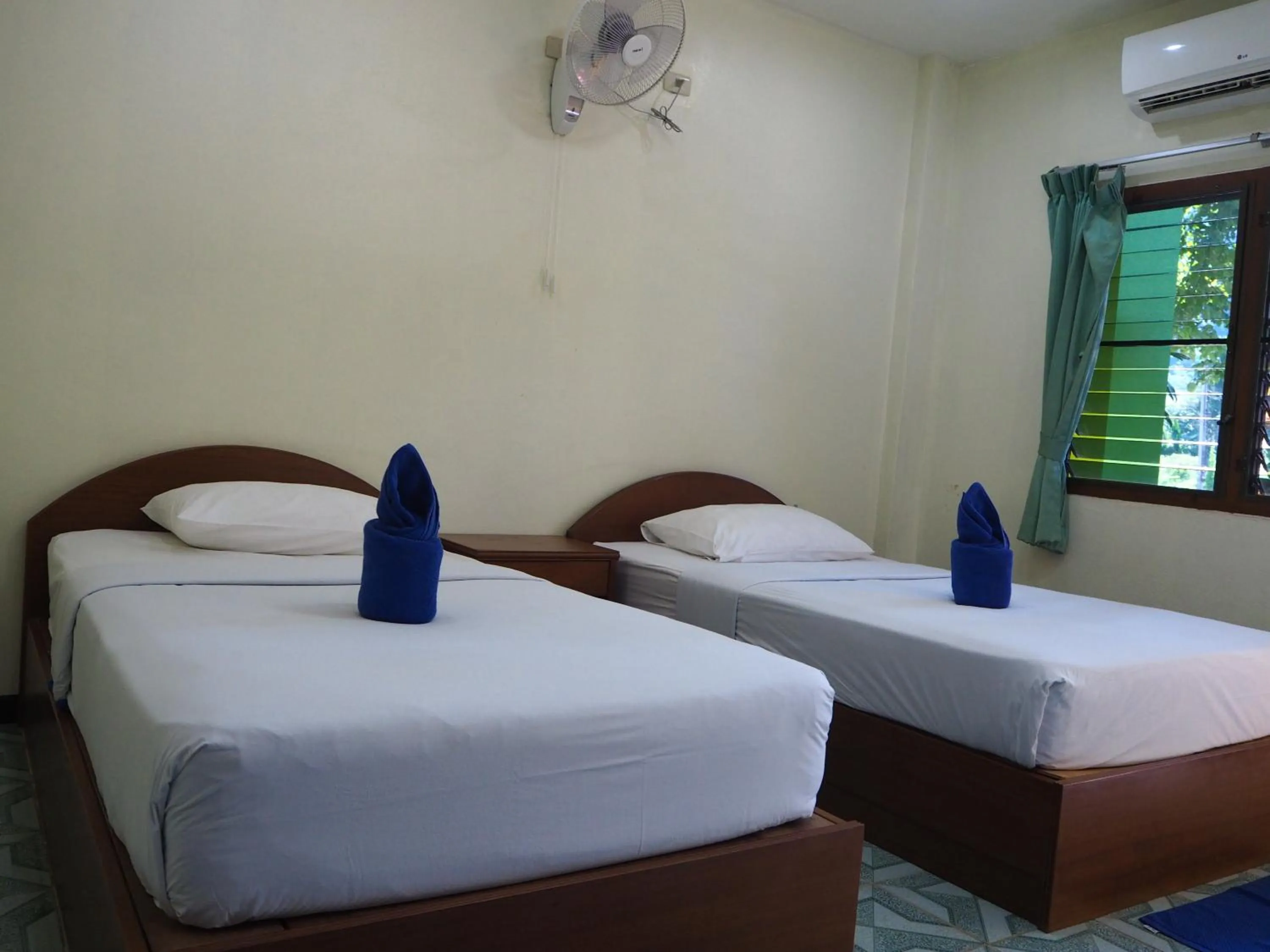 Bed in Ocean View Resort