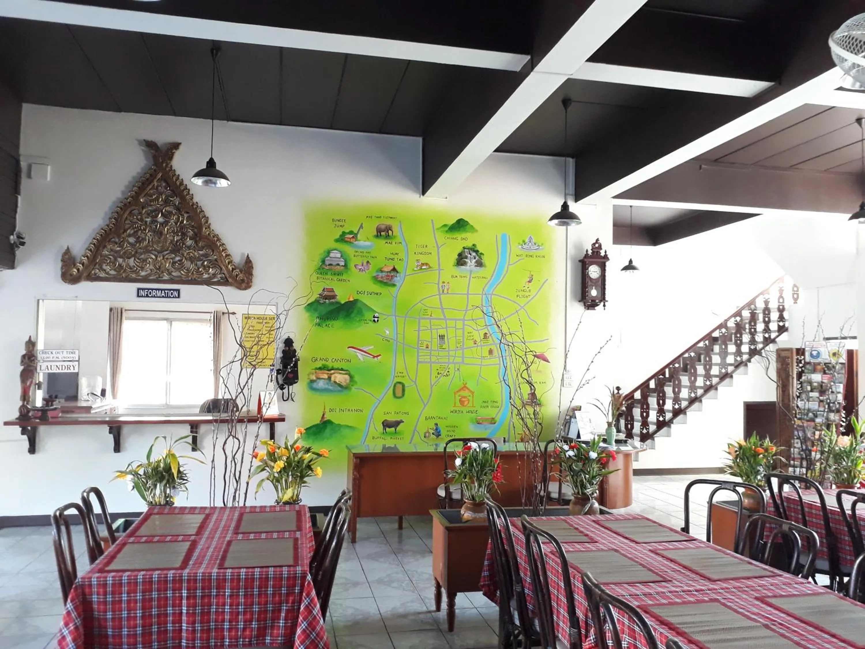 Living room in Wiriya House