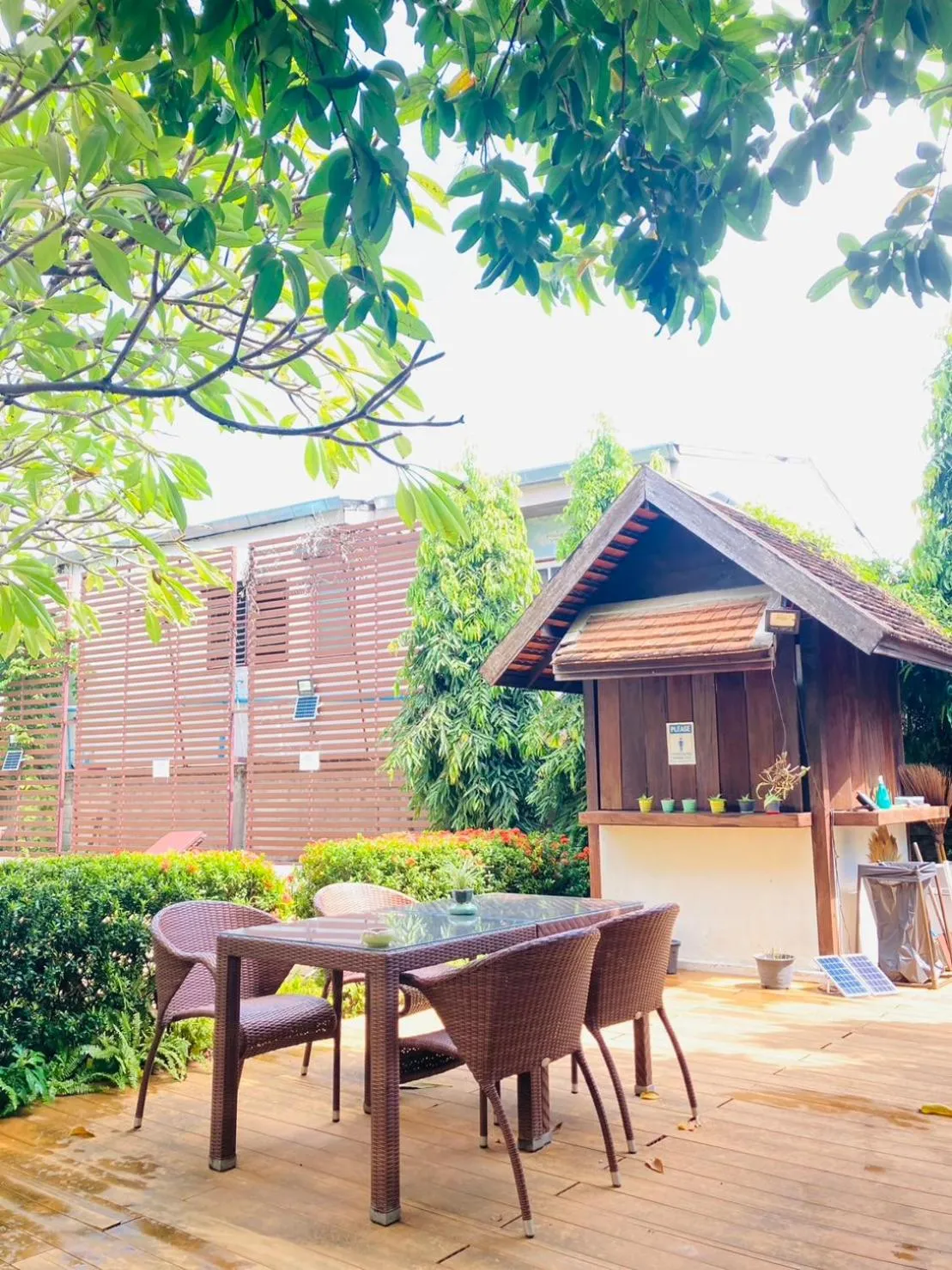 Garden in Wiriya House