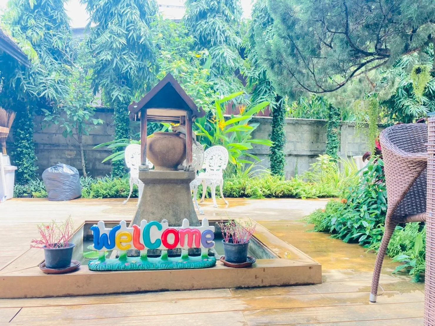 Garden in Wiriya House