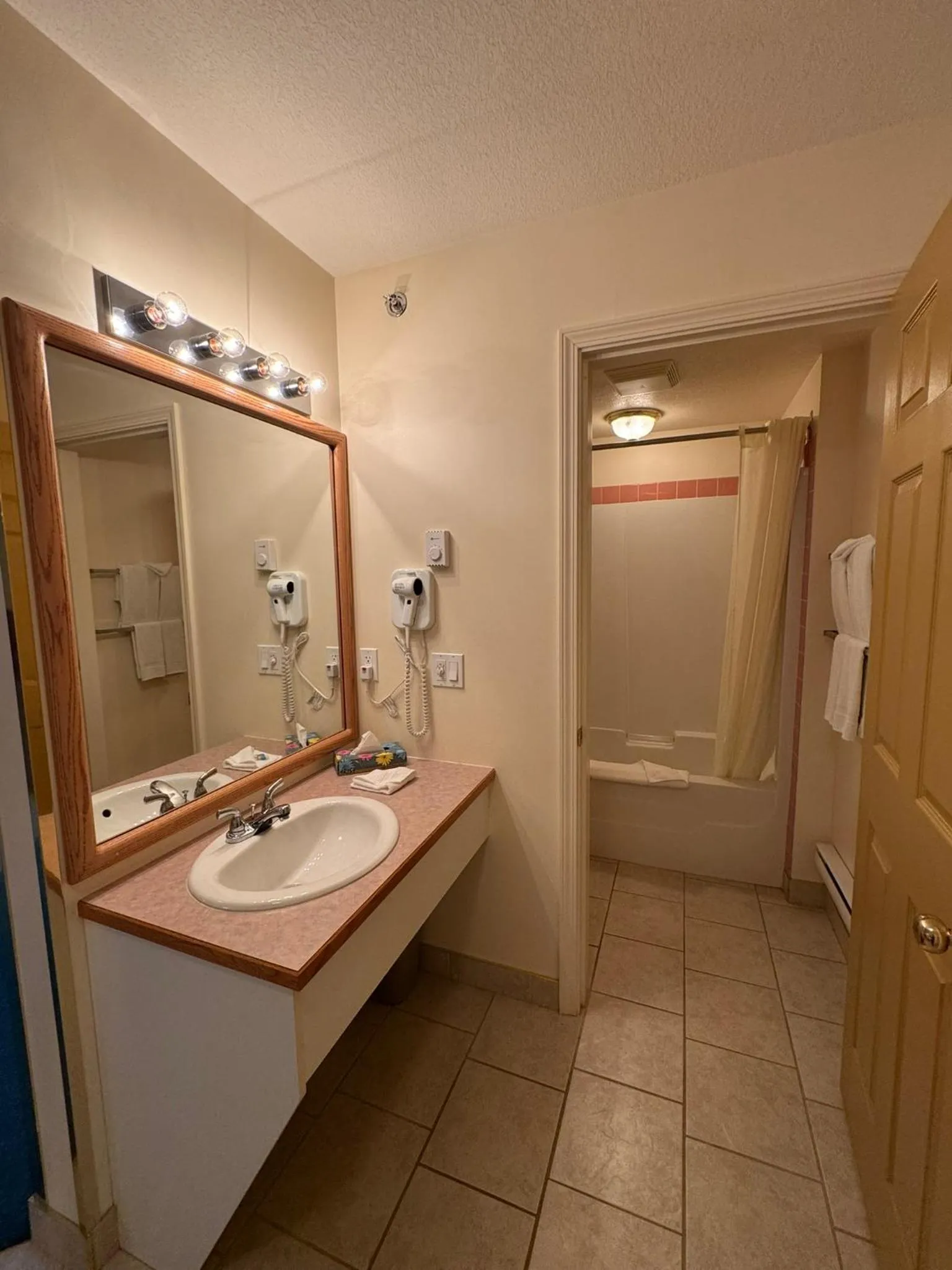 Shower in Western Budget Motel #3 Whitecourt