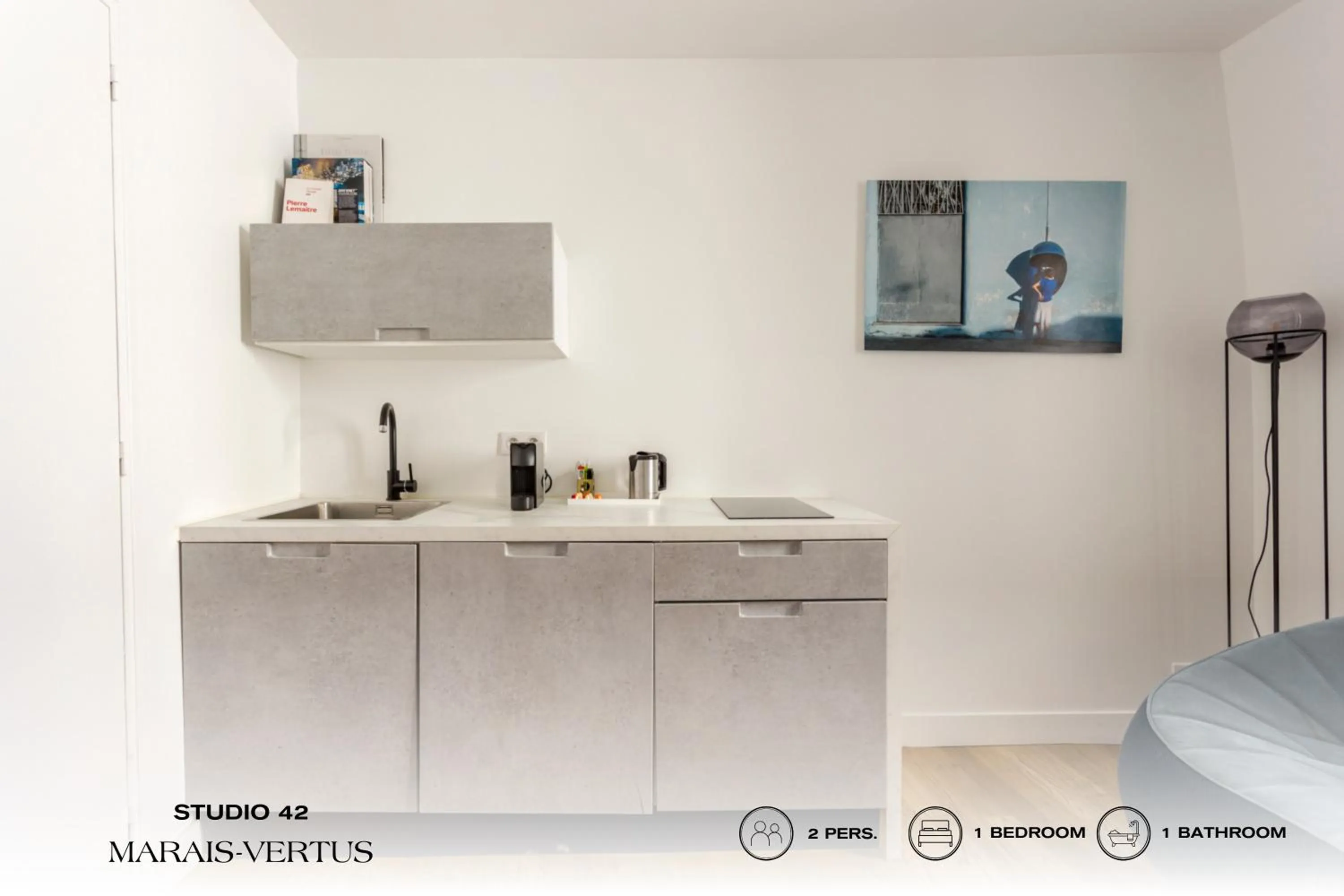 Kitchen or kitchenette in Beauquartier - Marais Vertus