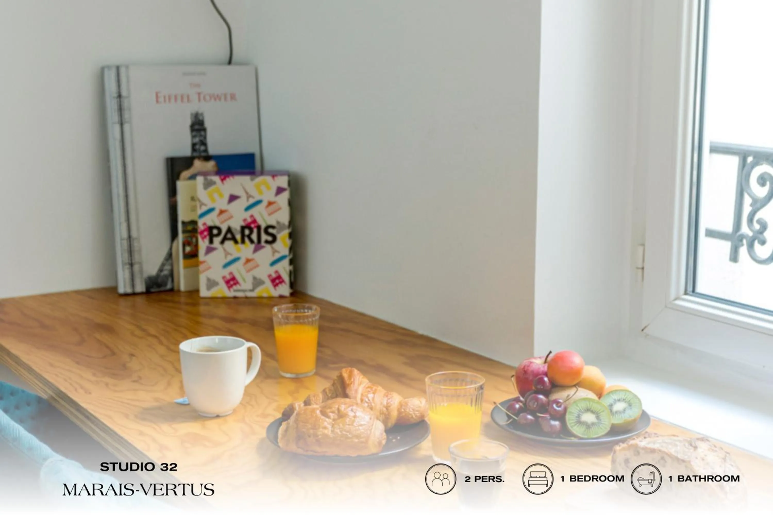 Dining area in Beauquartier - Marais Vertus