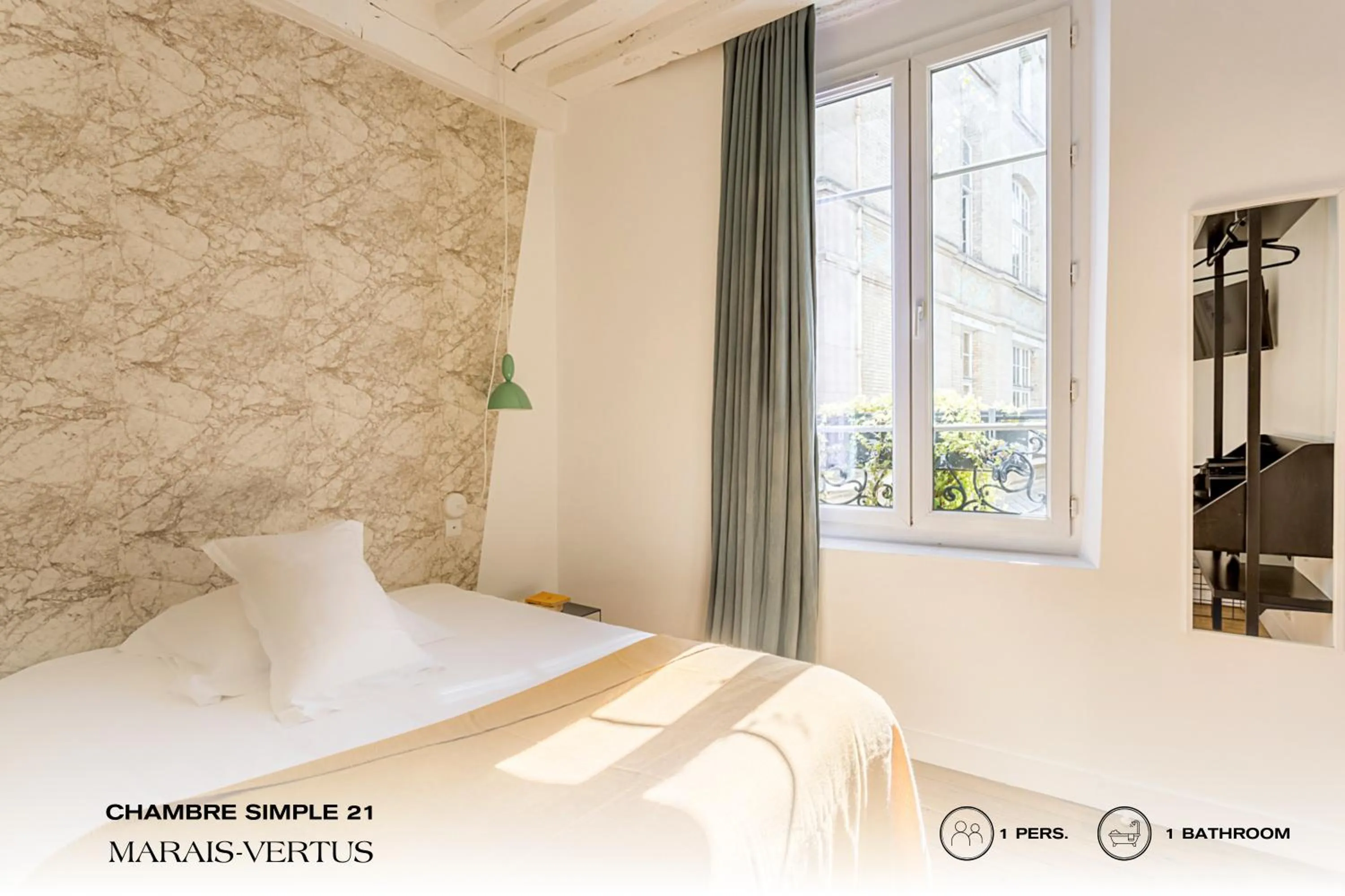 Bed in Beauquartier - Marais Vertus