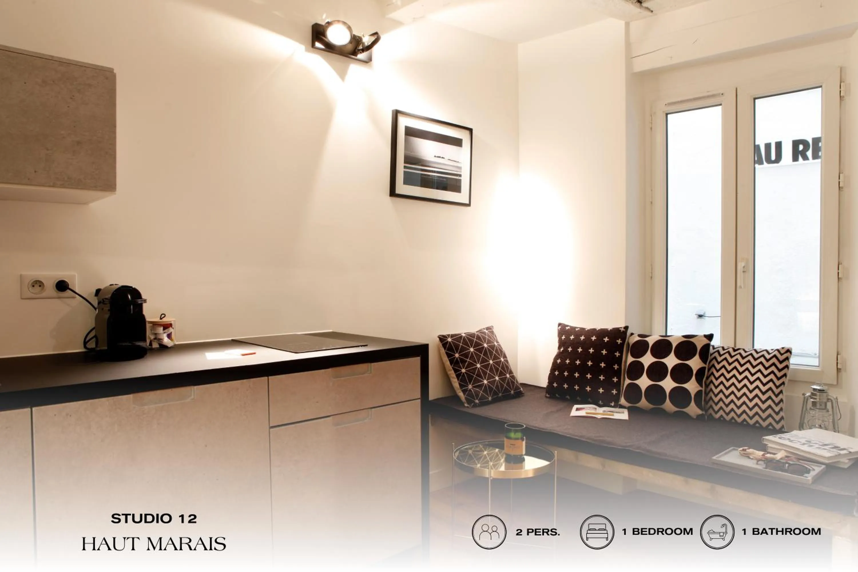 Kitchen or kitchenette in Beauquartier - Marais Vertus