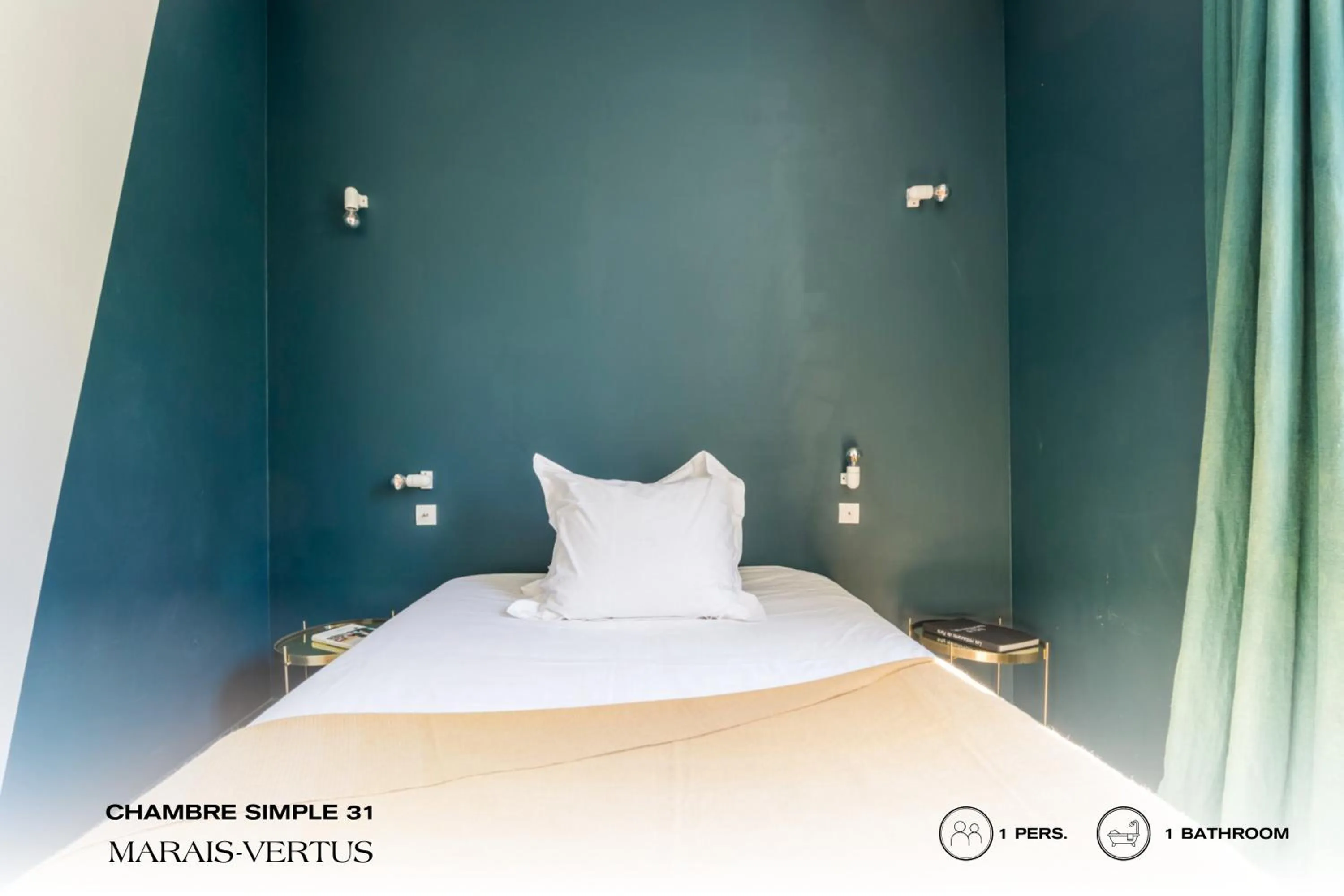 Bed in Beauquartier - Marais Vertus