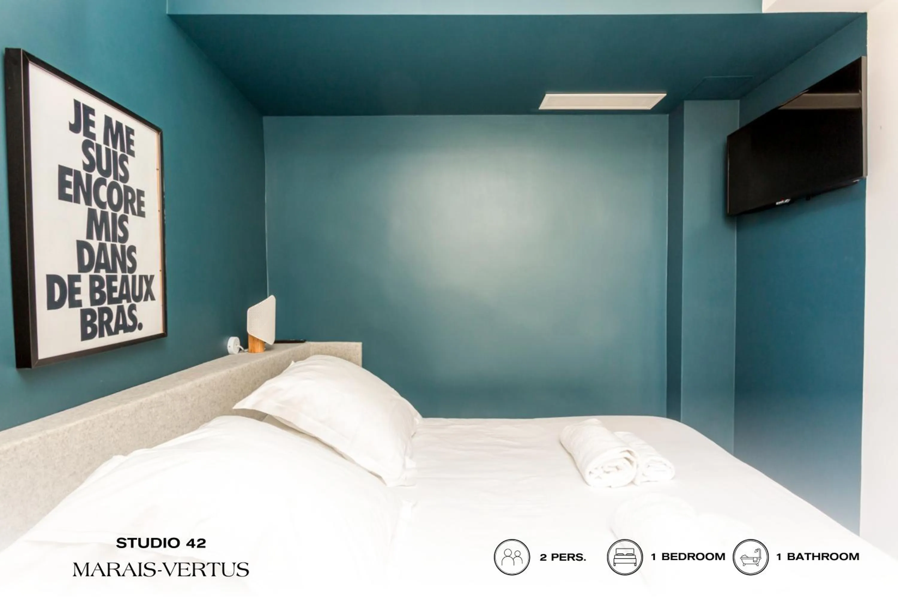 Bed in Beauquartier - Marais Vertus