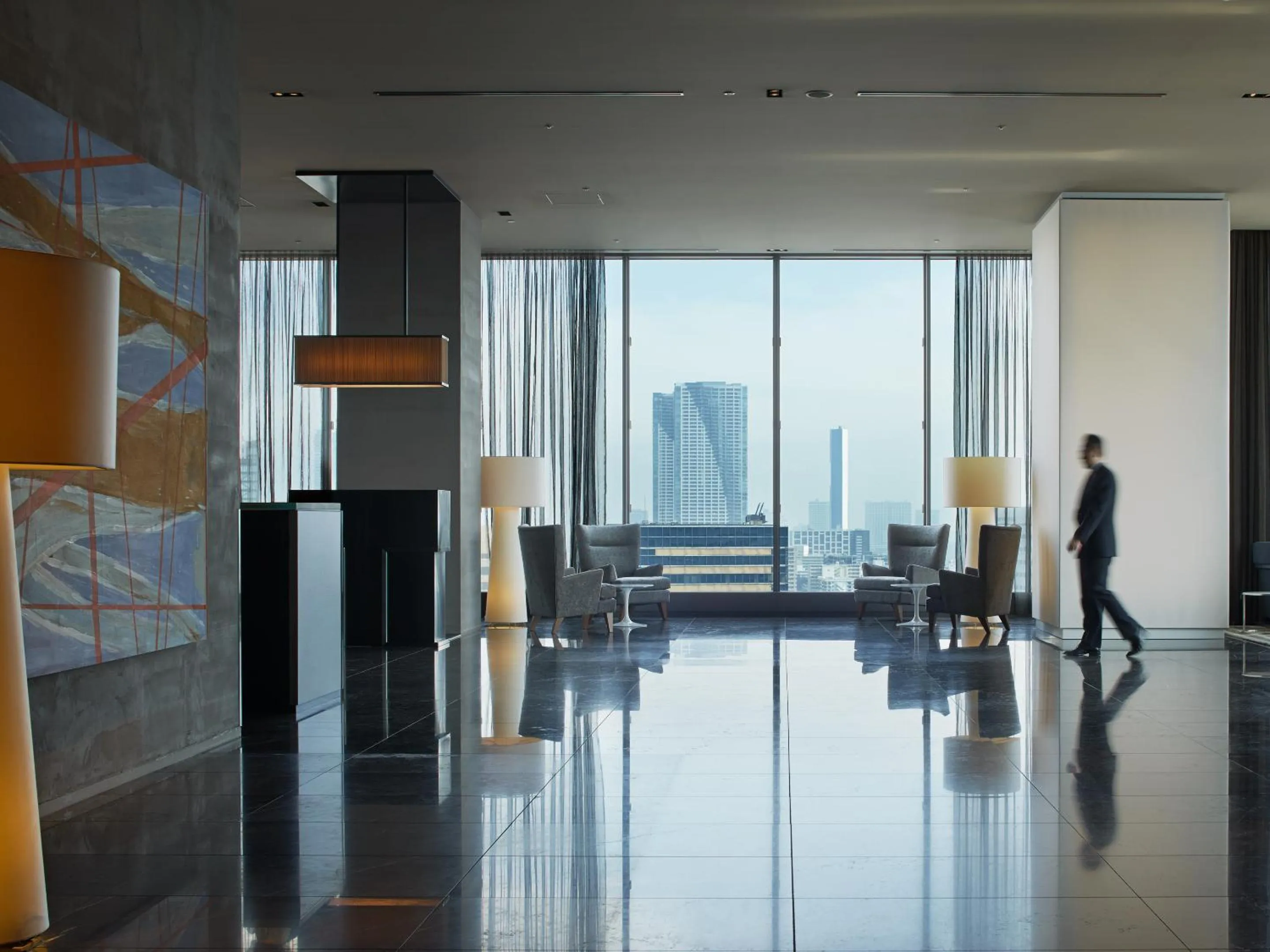 Lobby or reception in Mitsui Garden Hotel Ginza Premier