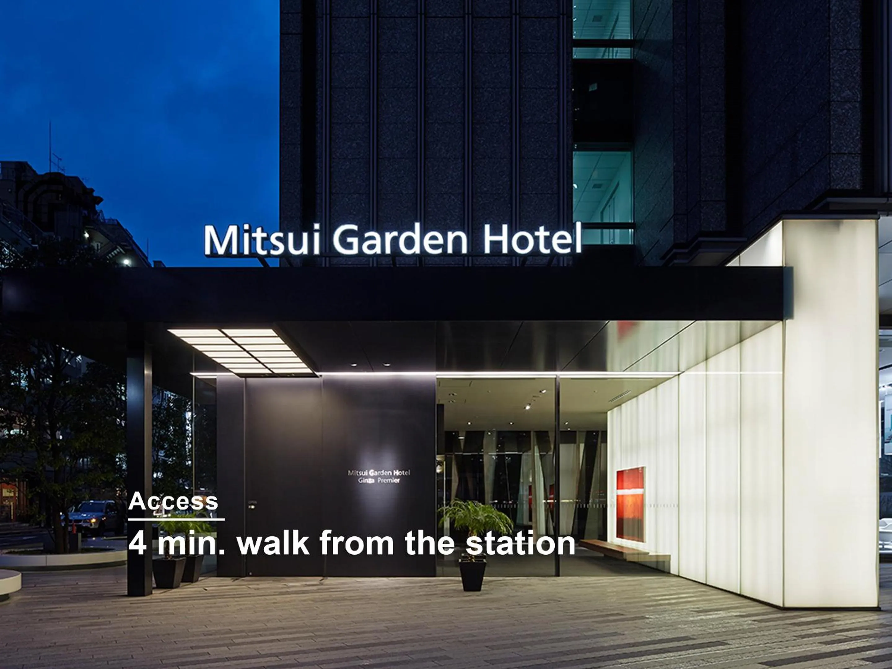 Facade/entrance in Mitsui Garden Hotel Ginza Premier