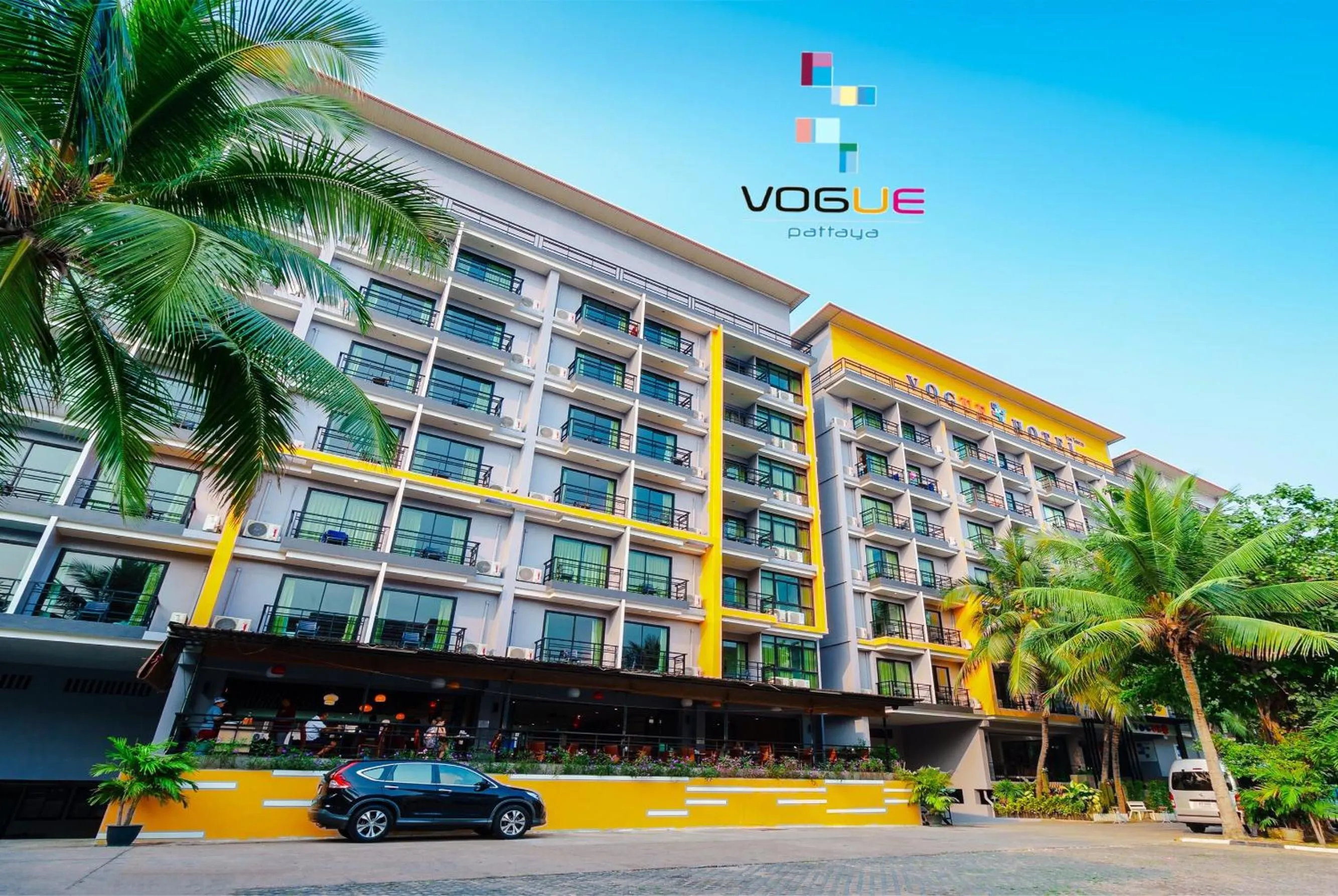 Property building in Vogue Pattaya Hotel