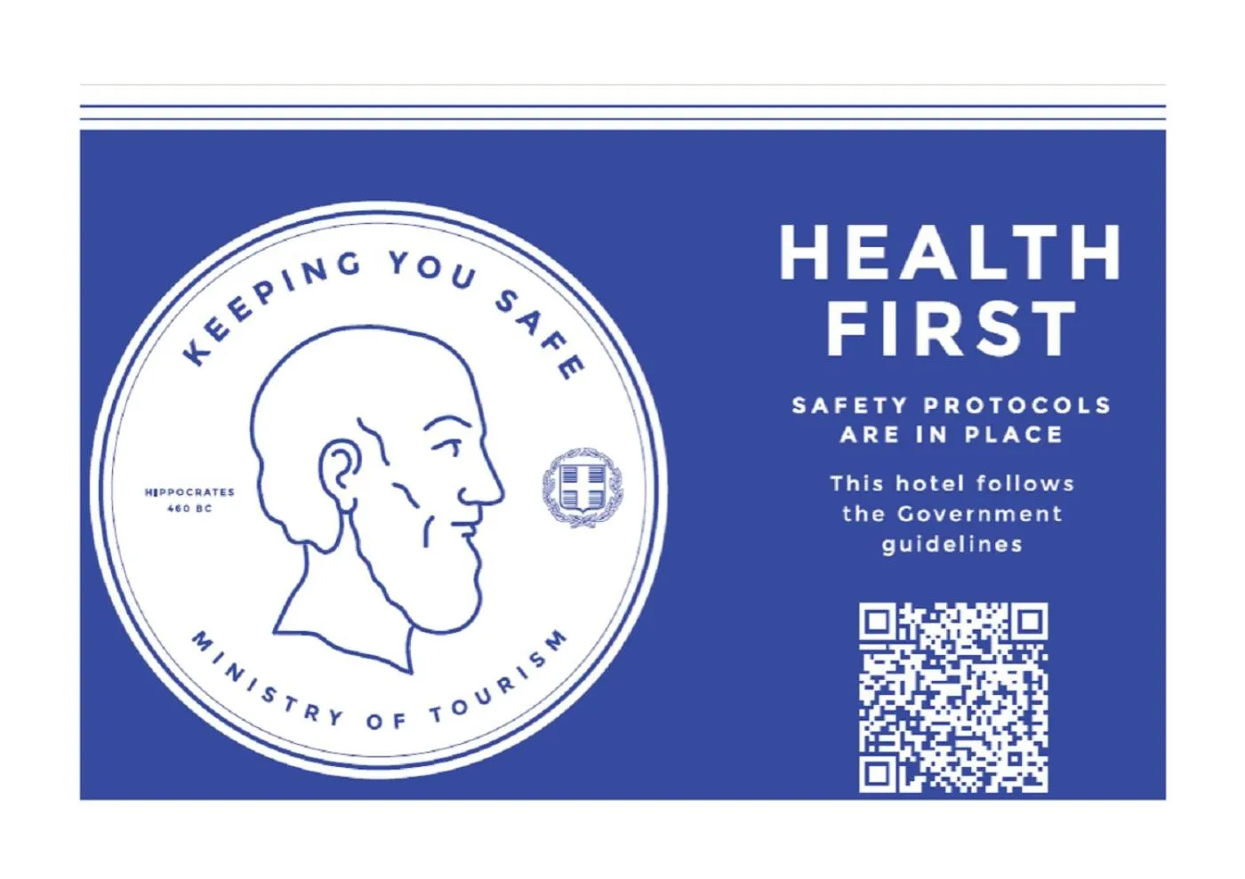 Logo/Certificate/Sign in Glyfada Beach Hotel