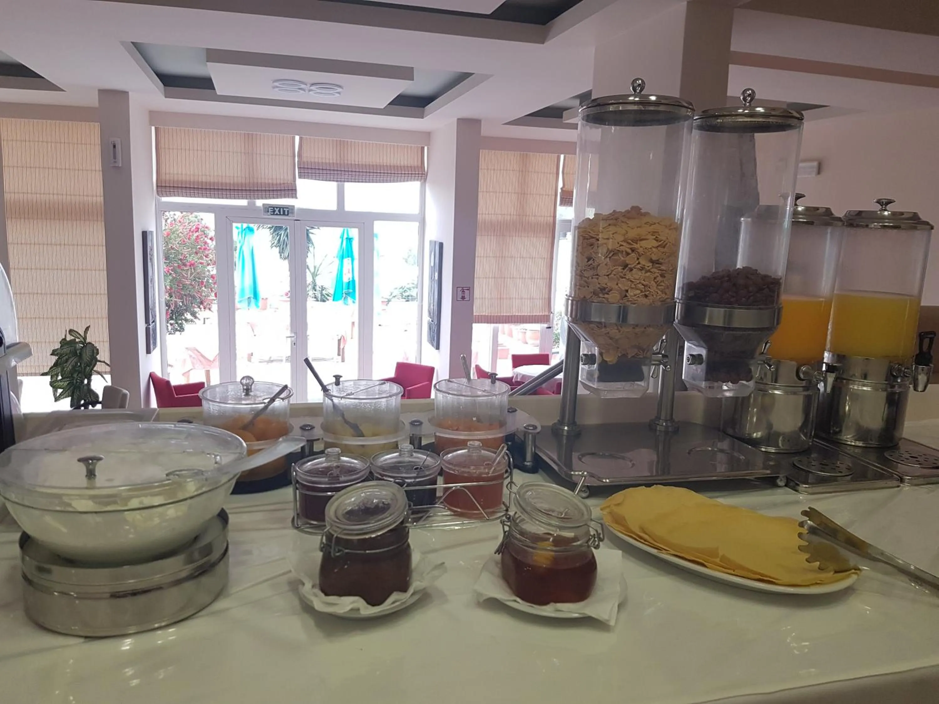 Buffet breakfast in Glyfada Beach Hotel