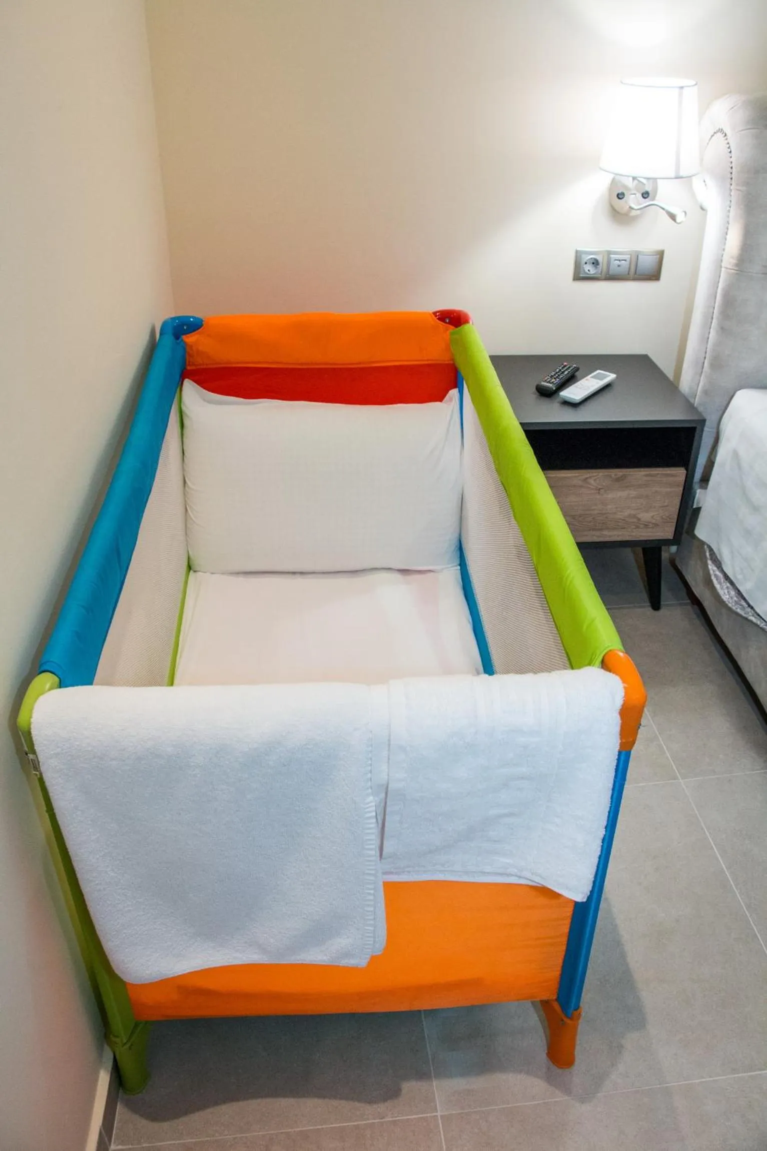 Bed in Glyfada Beach Hotel