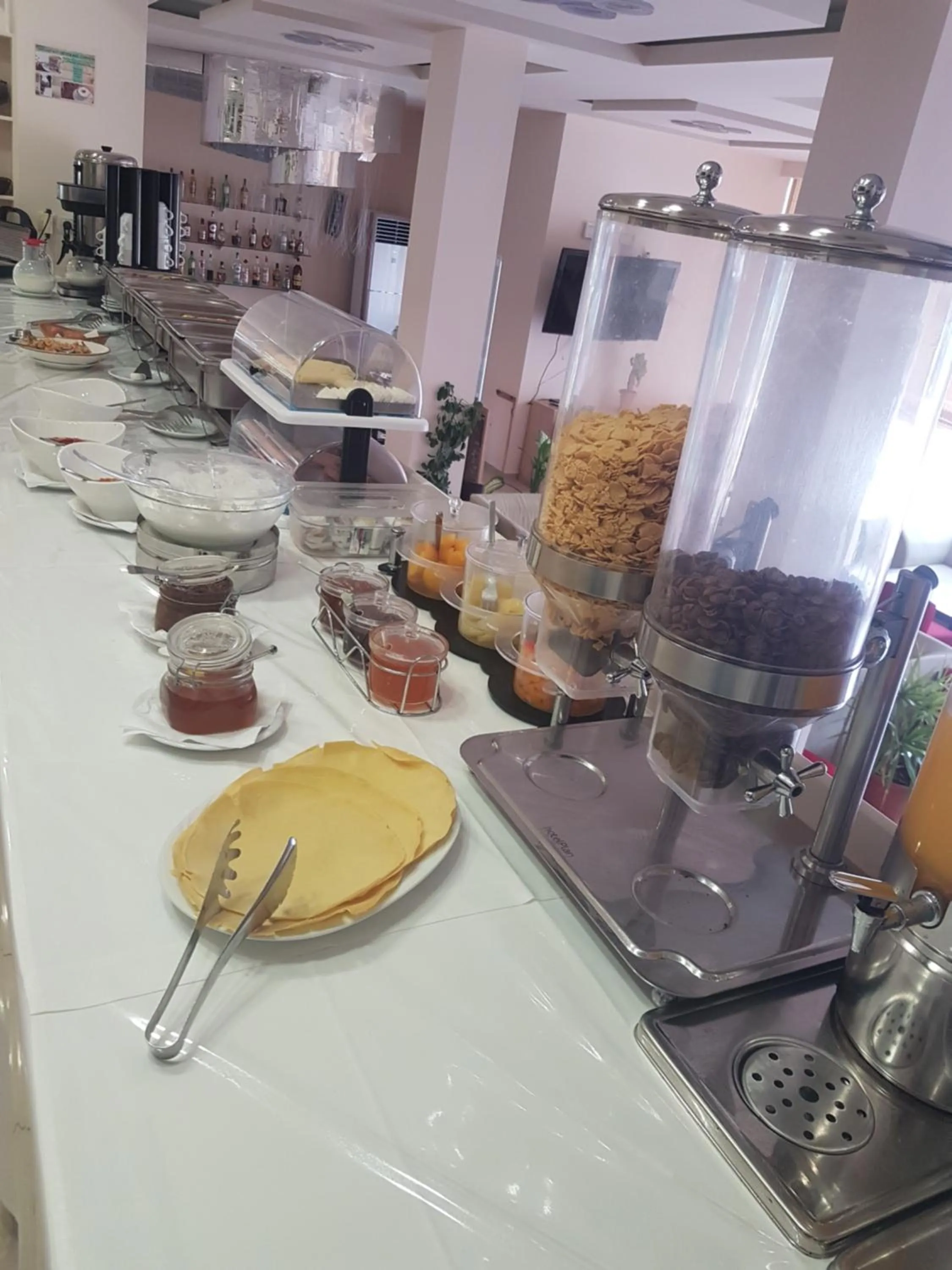 Buffet breakfast in Glyfada Beach Hotel