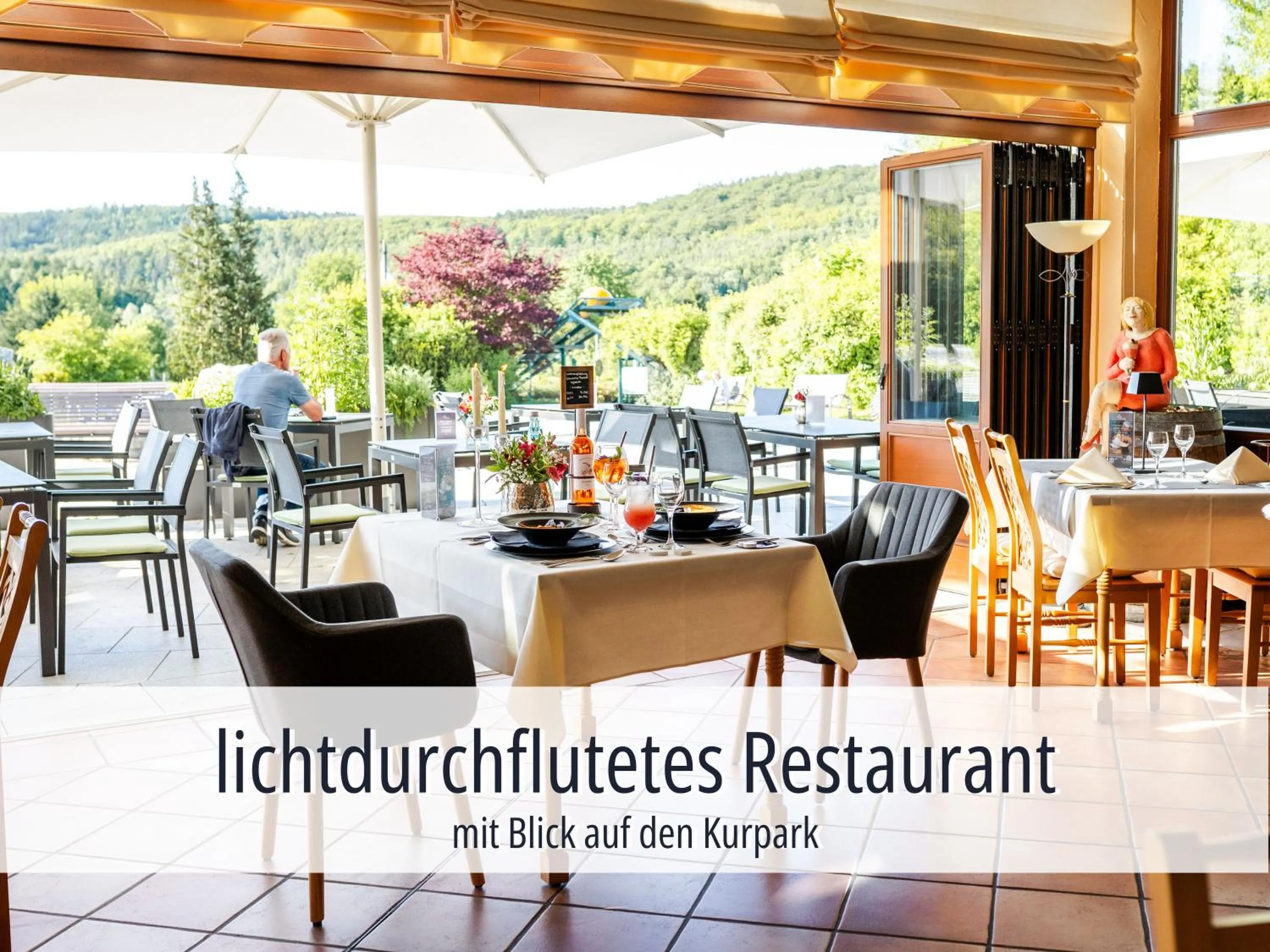Restaurant/places to eat in Hotel Am Kurhaus mit erstem Ayurveda Center Sachsens - direkt am Gesundheitsbad ACTINON & Kurpark