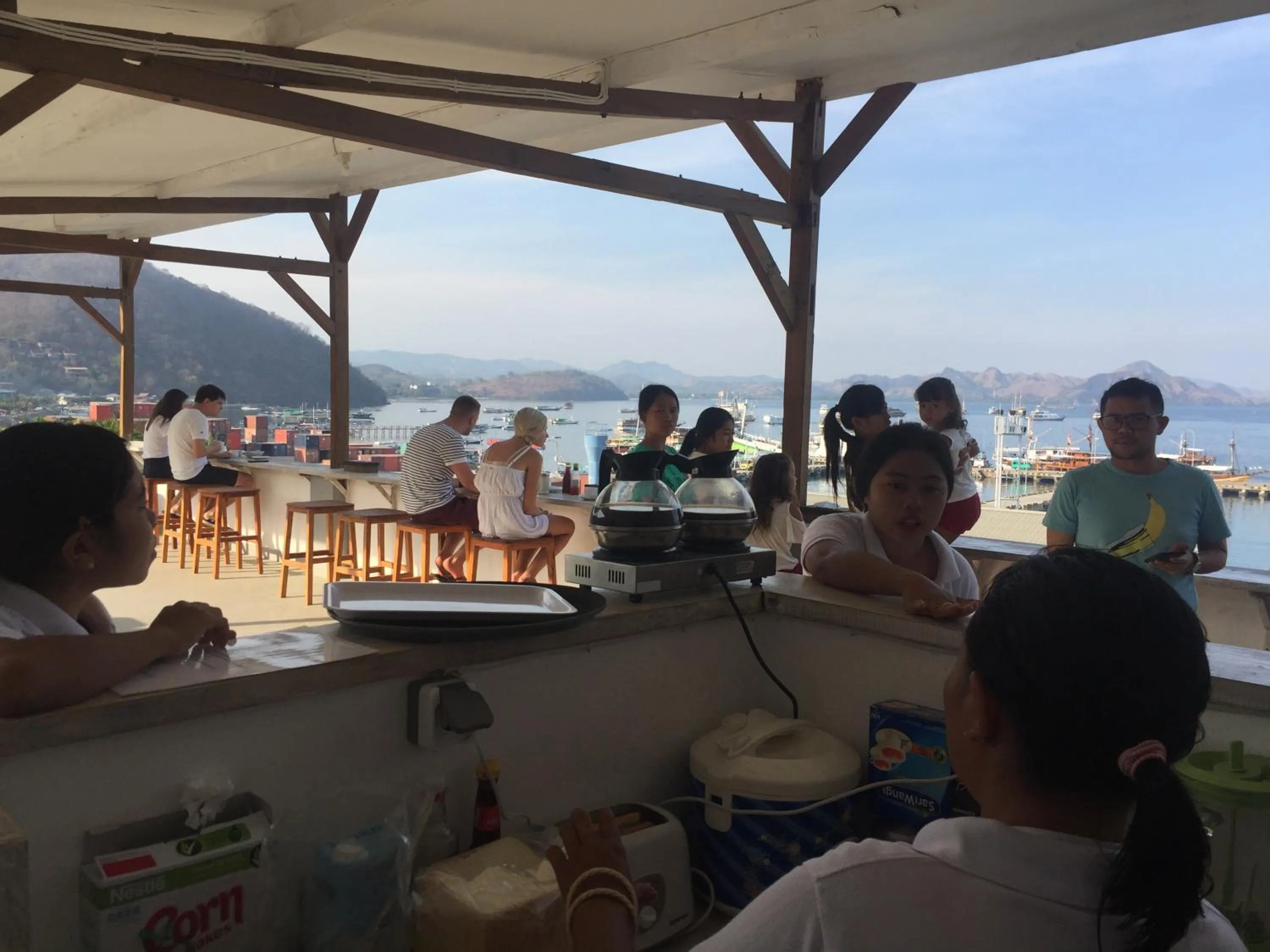 Breakfast in Blue Ocean Hotel