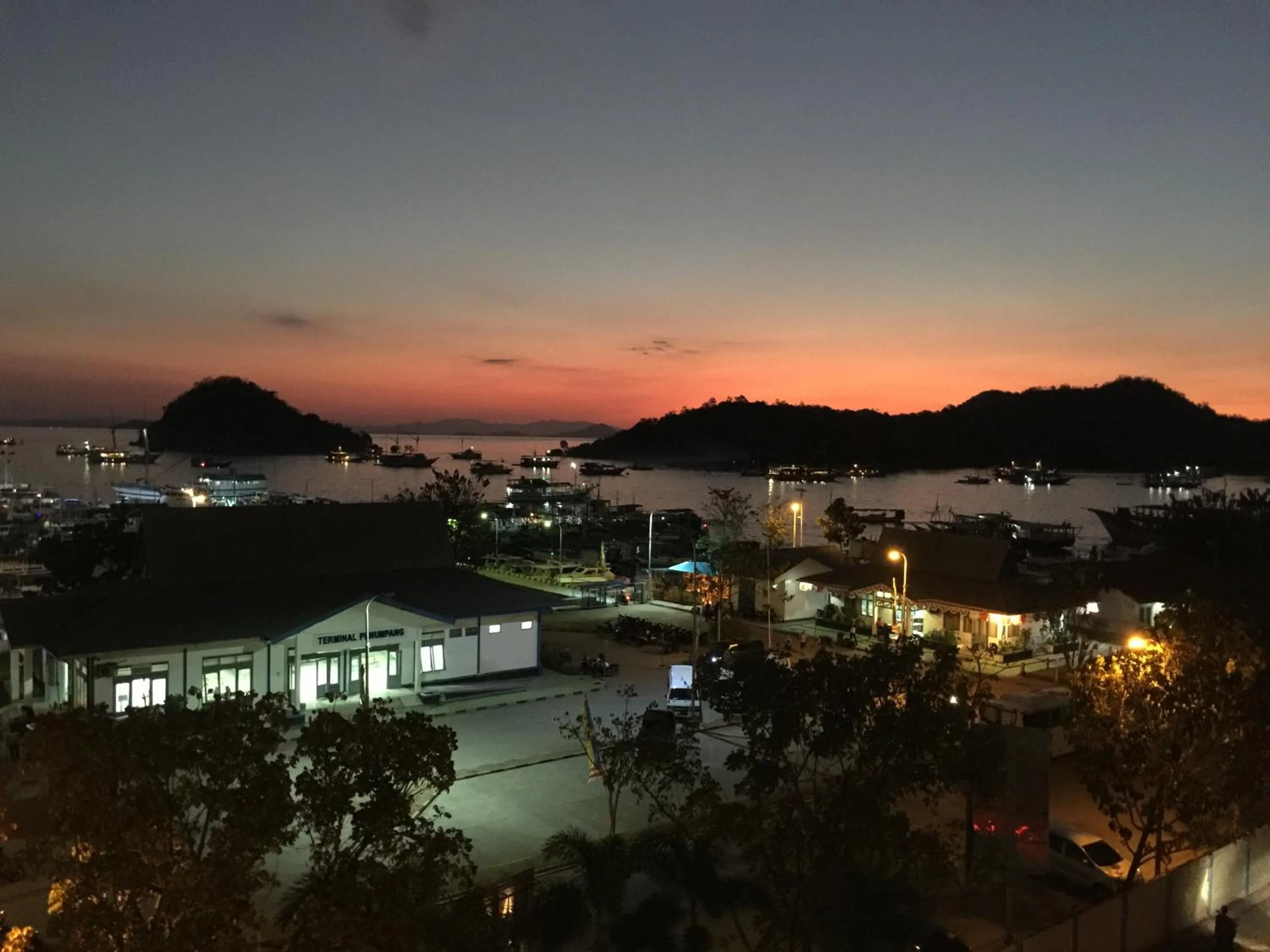 Sunset in Blue Ocean Hotel