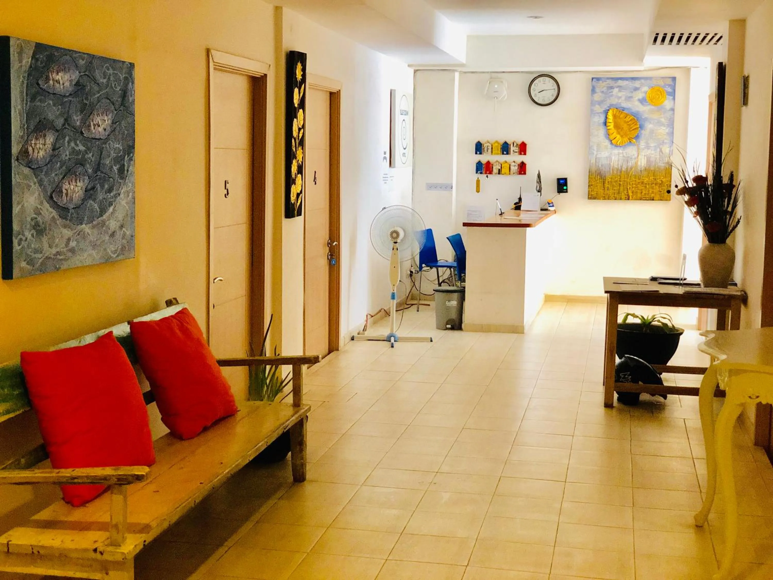 Lobby or reception in Blue Ocean Hotel