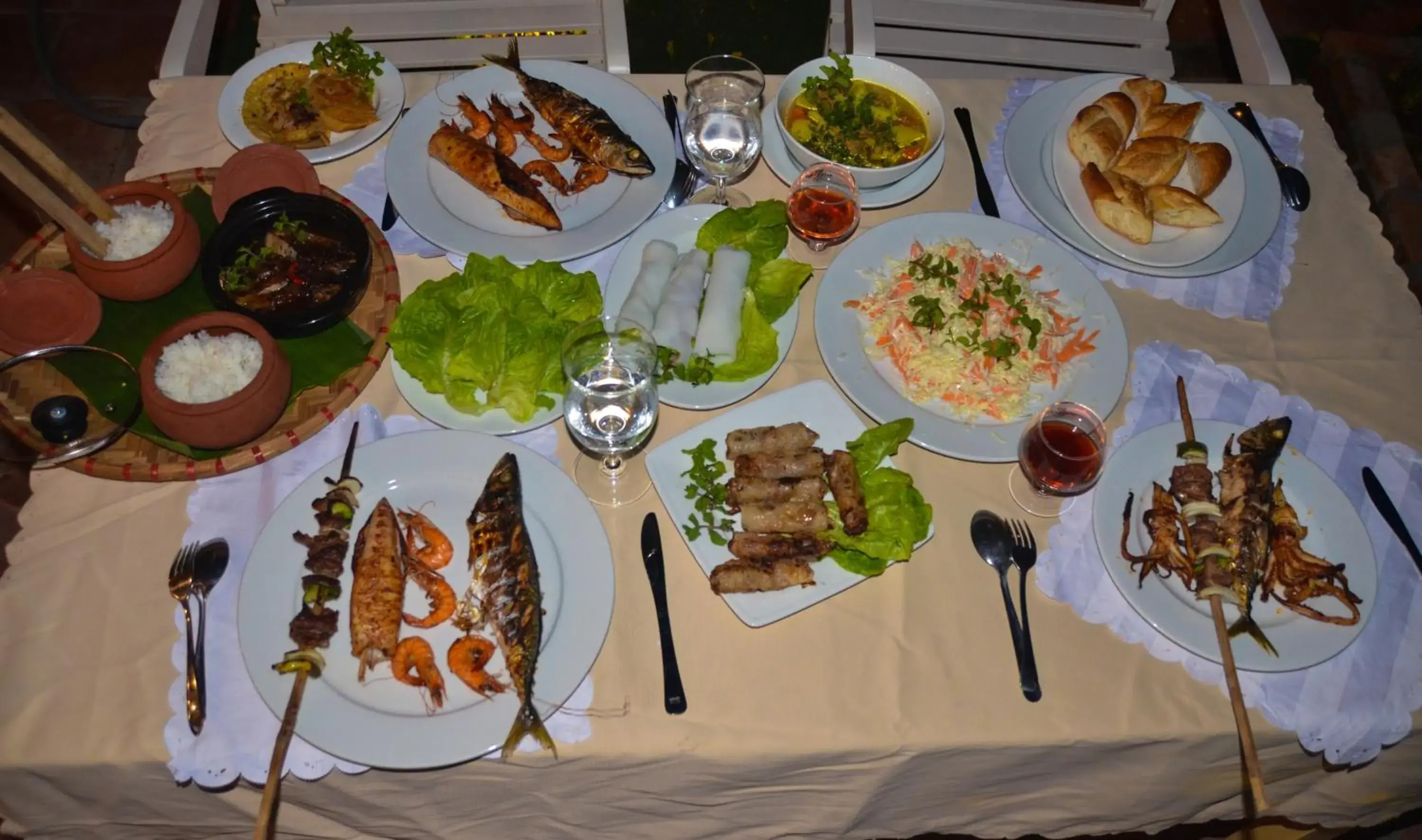 Food in Coco Bungalows Hoi An Food in Coco Bungalows Hoi An