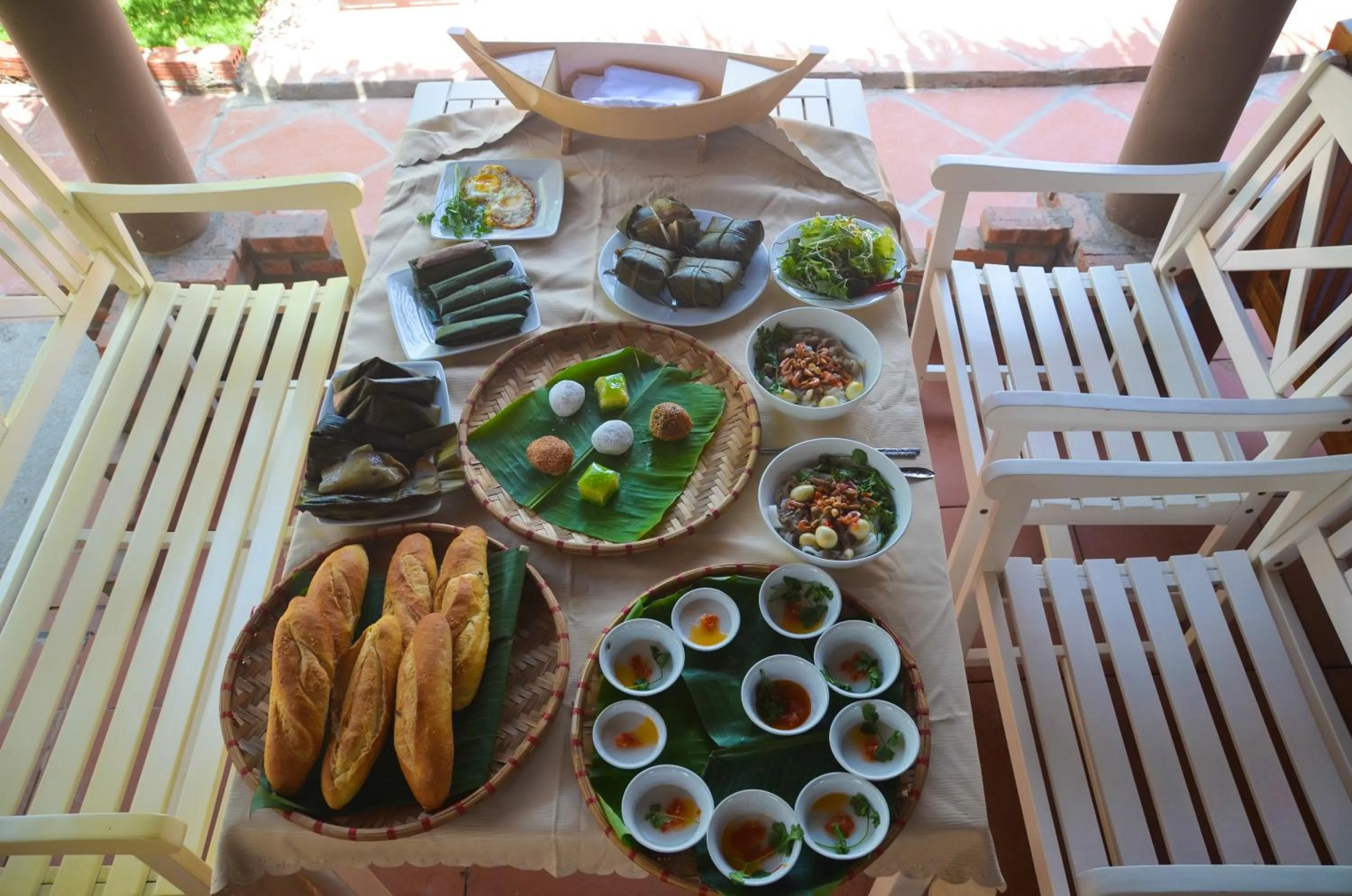 Breakfast in Coco Bungalows Hoi An