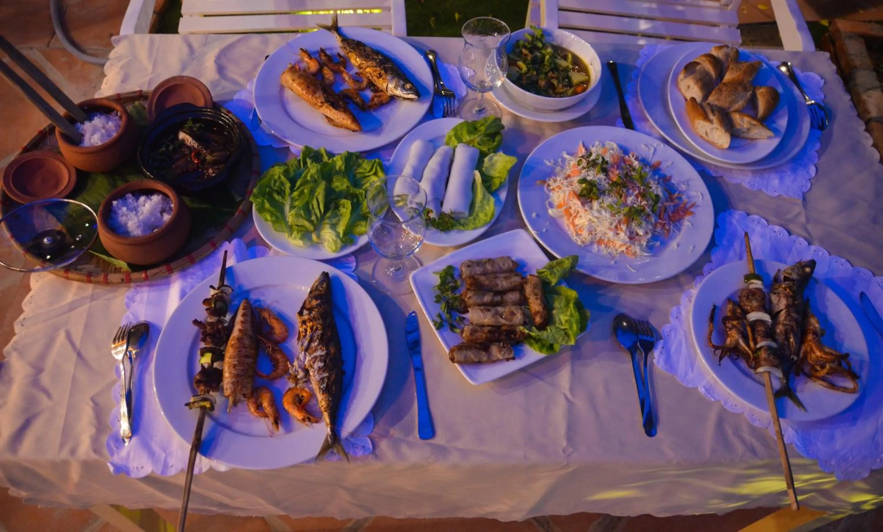 Lunch in Coco Bungalows Hoi An