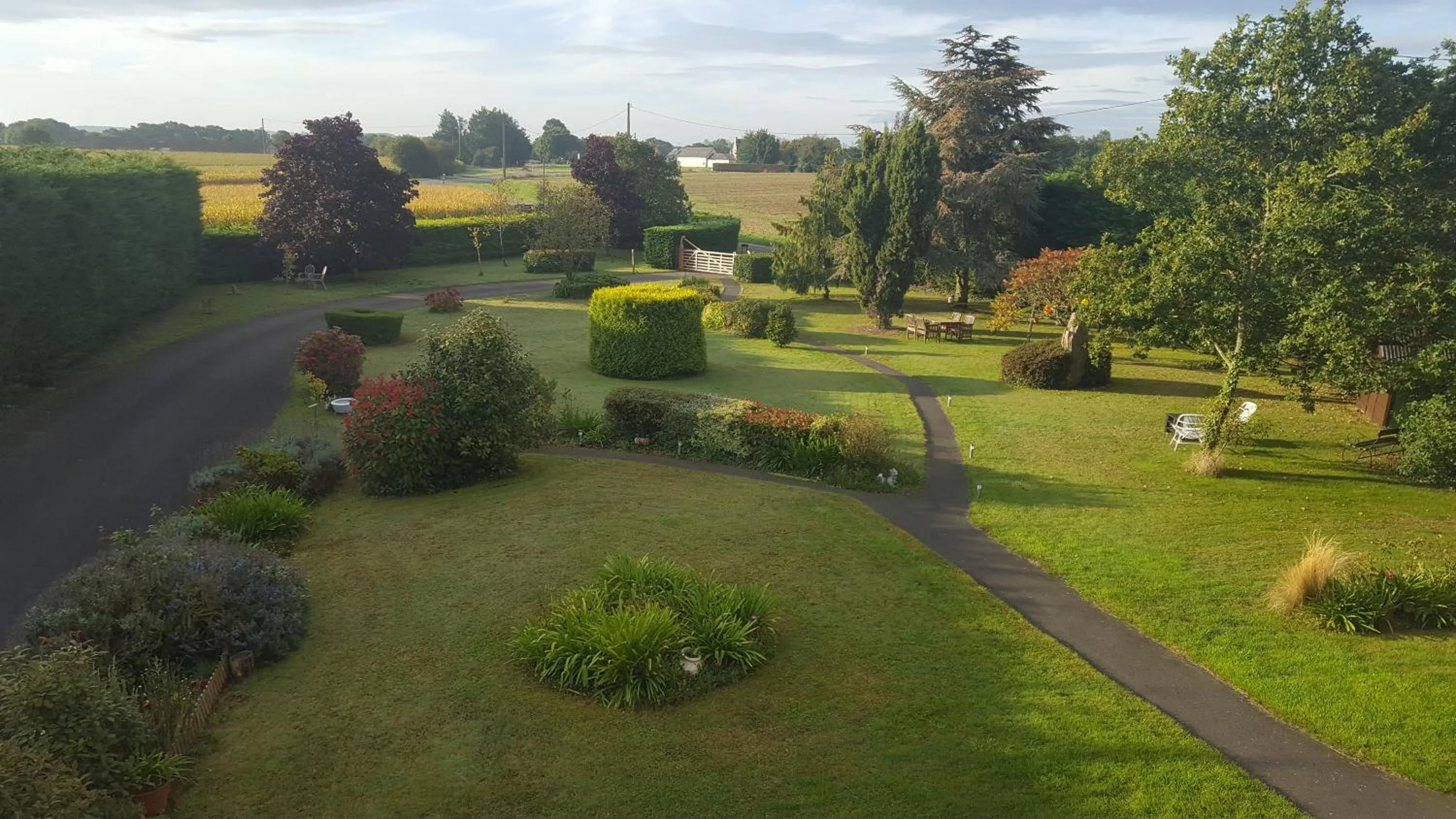 Garden view in L'Horizon Holiday Apartment