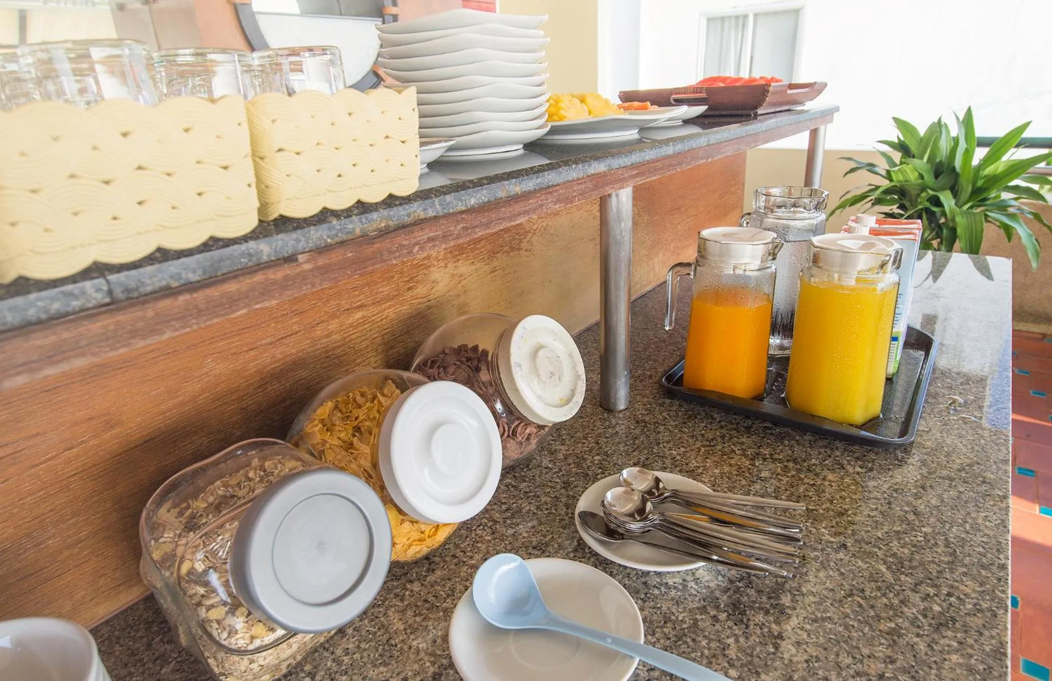 Breakfast in Krabi City Seaview Hotel