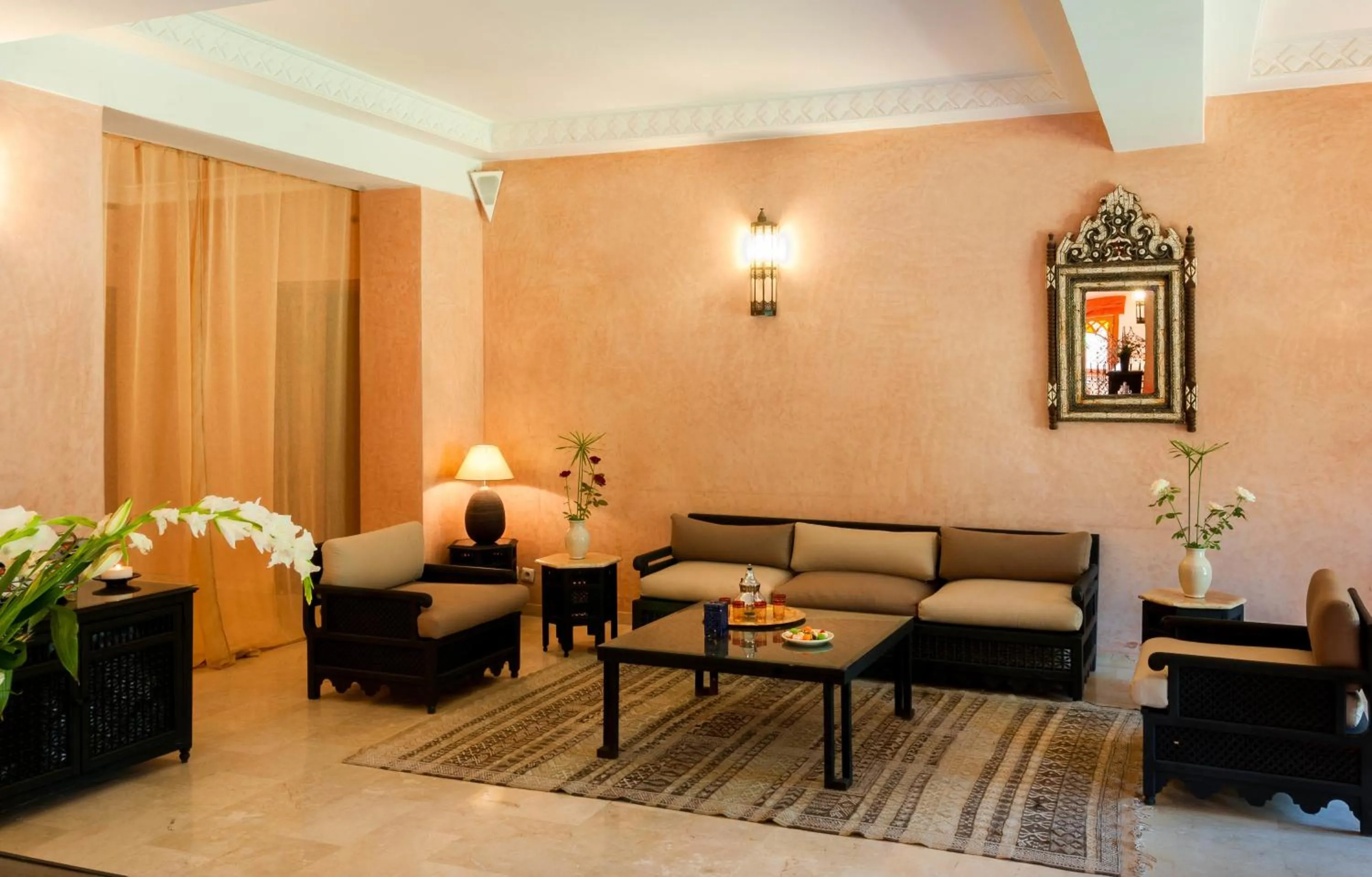 Living room in Villa Des 3 Golfs