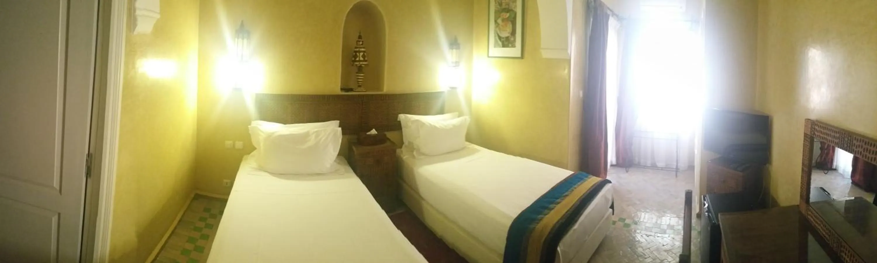 Bed in Villa Des 3 Golfs