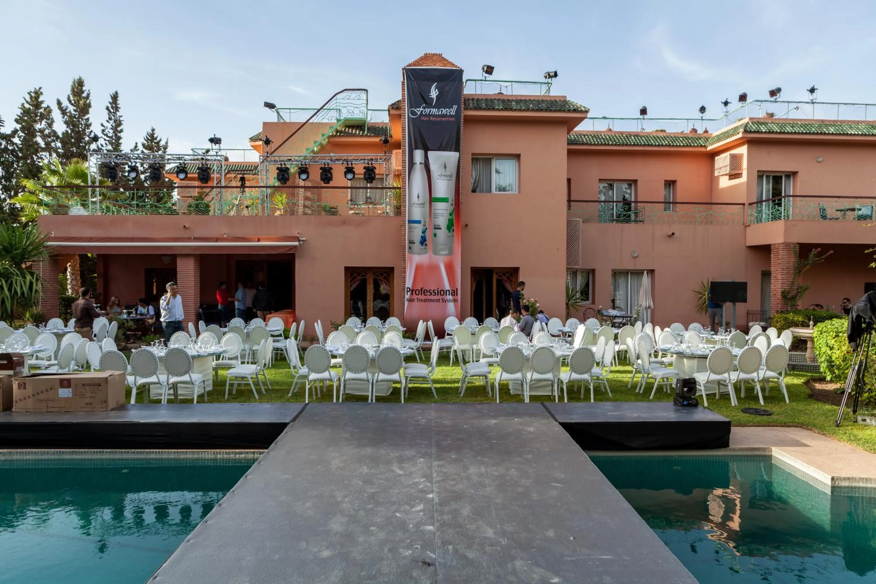 Garden view in Villa Des 3 Golfs