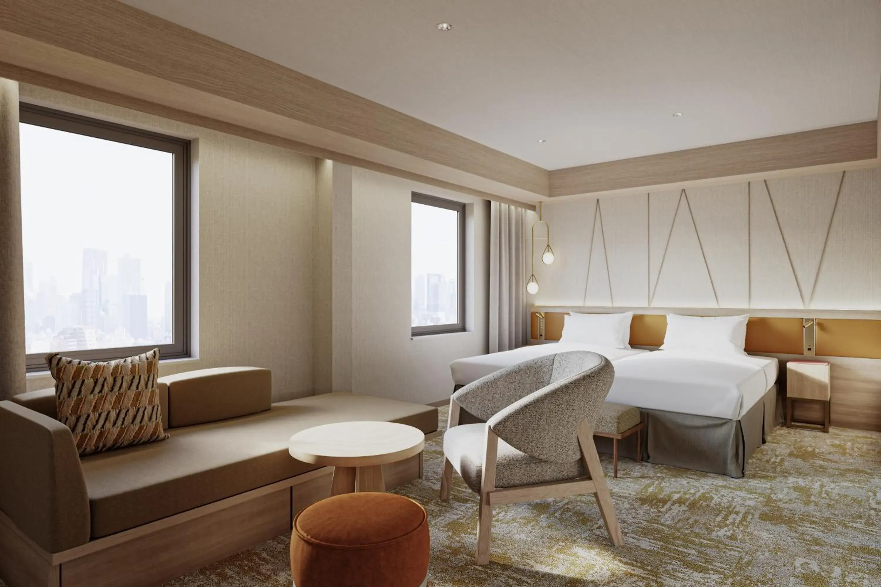 Bed in Mitsui Garden Hotel Sapporo Bed in Mitsui Garden Hotel Sapporo