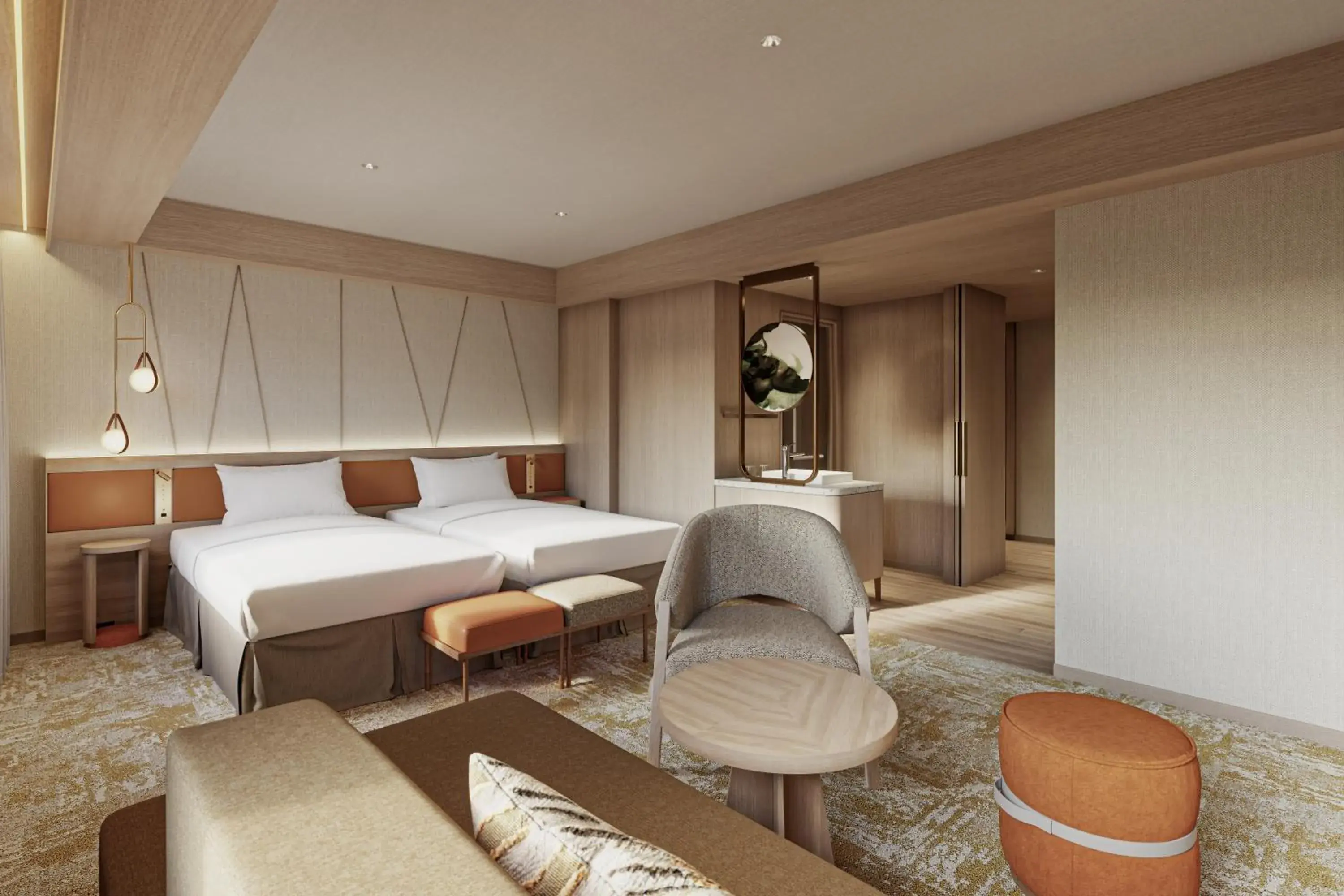 Bed in Mitsui Garden Hotel Sapporo Bed in Mitsui Garden Hotel Sapporo